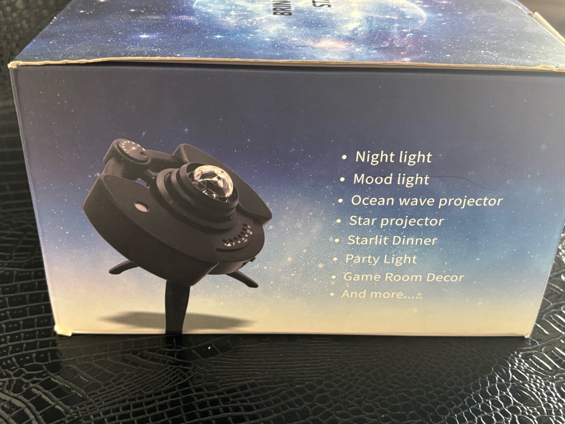 Galaxy light/starlight projector with built in speaker and remote control  - Image 3