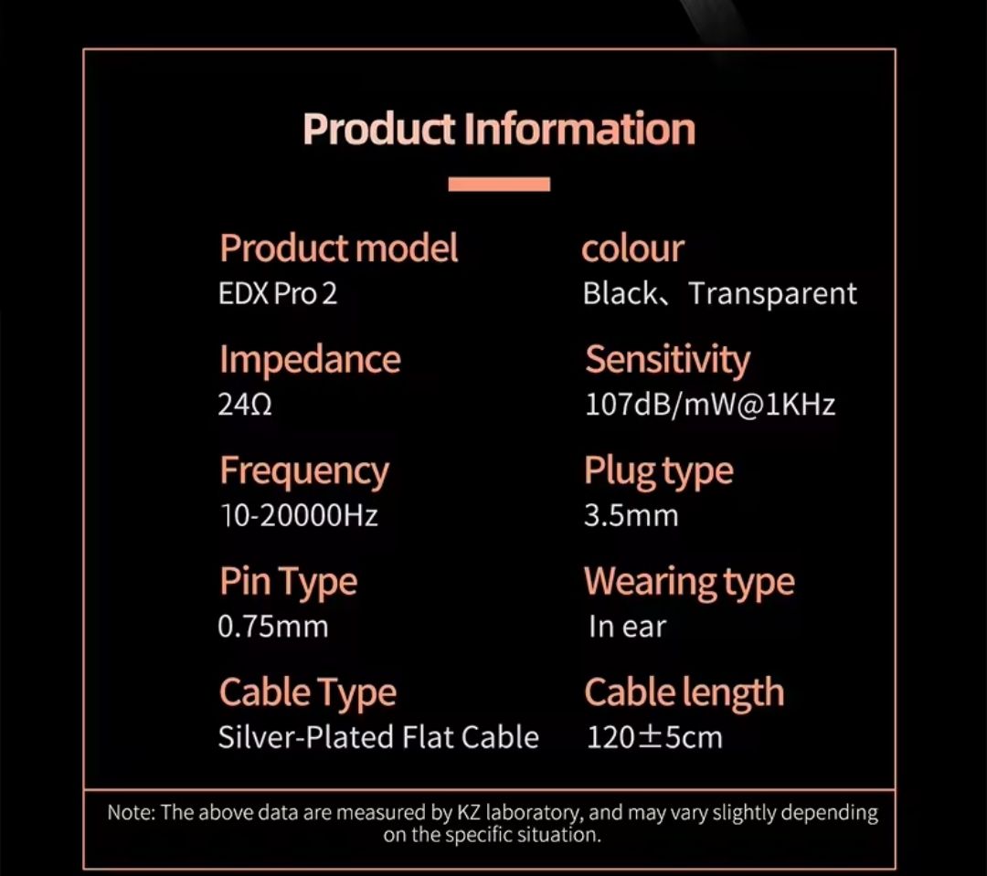 KZ edx pro (ميزانية سماعات داخل الأذن) - Image 6