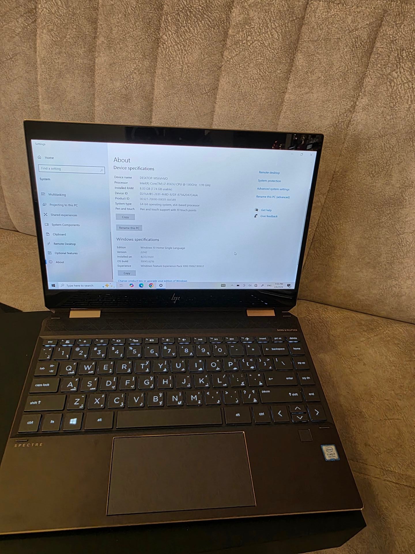 New HP Spectre x360 2-in-1 Gaming Laptop - Convertible - Image 1