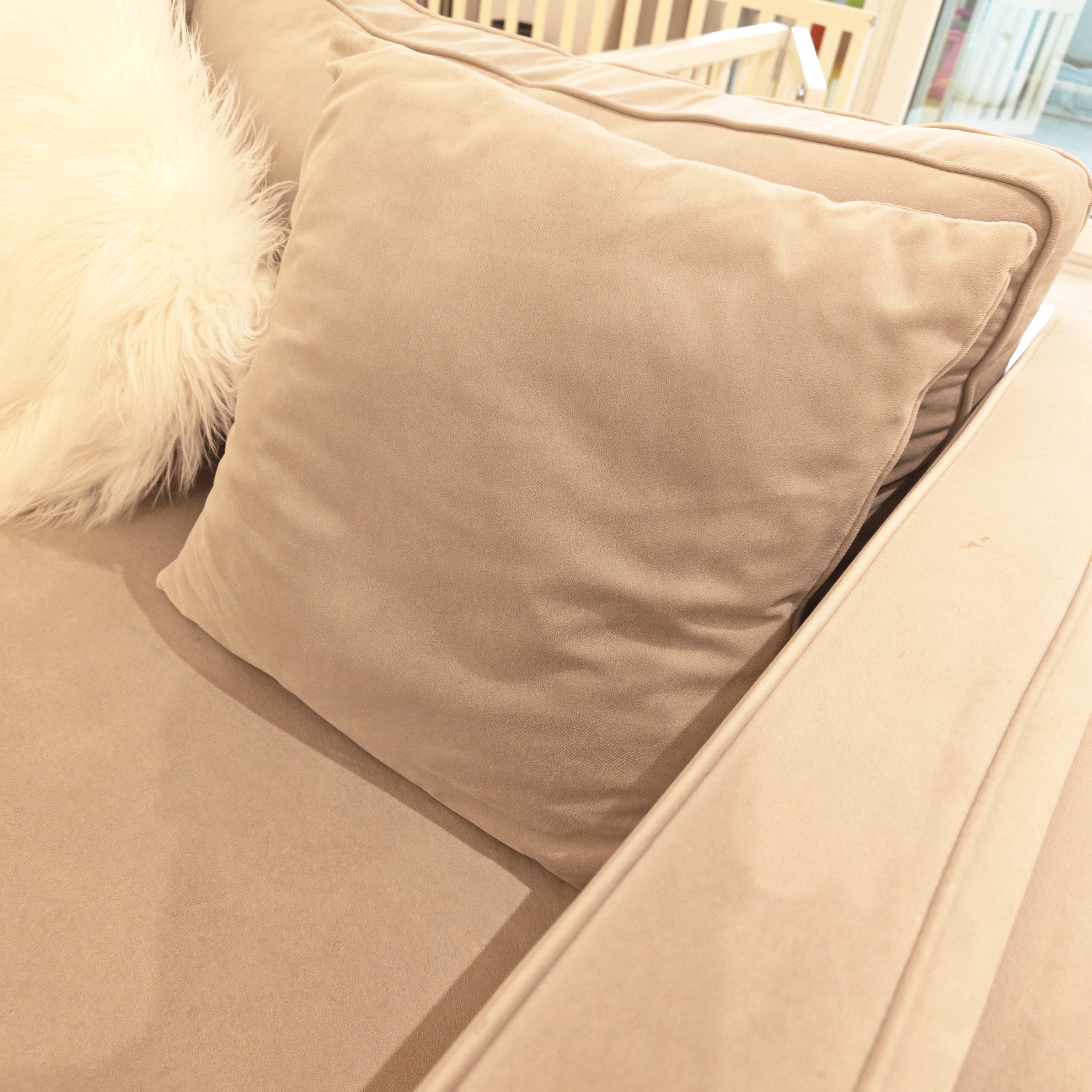Taupe Velvet Sofa Set – MUST SEE, ABSOLUTE STEAL! 🛋️** - Image 8