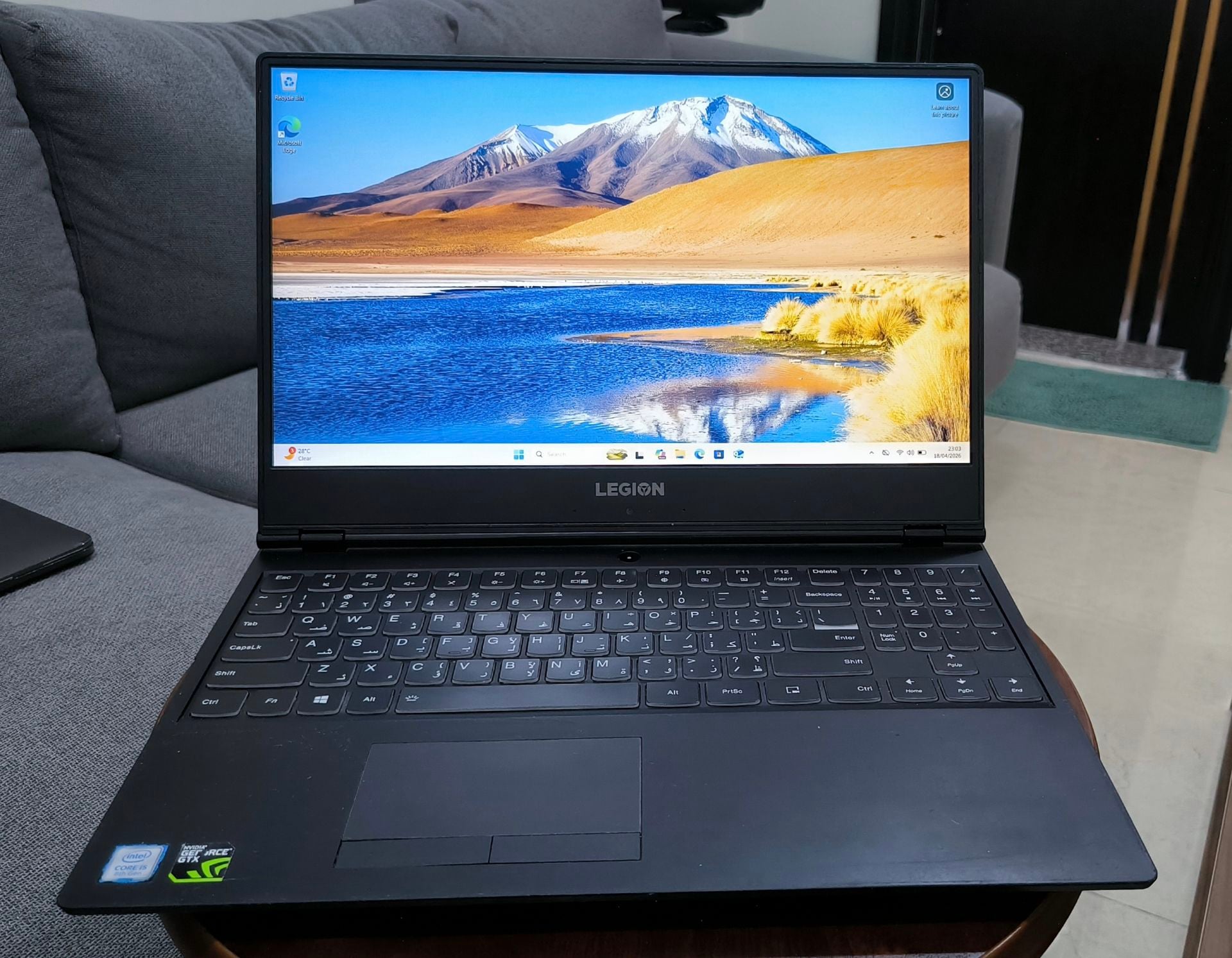 Laptop Gaming Lenovo Legion i5-8300 H 2.3Hz - Image 1