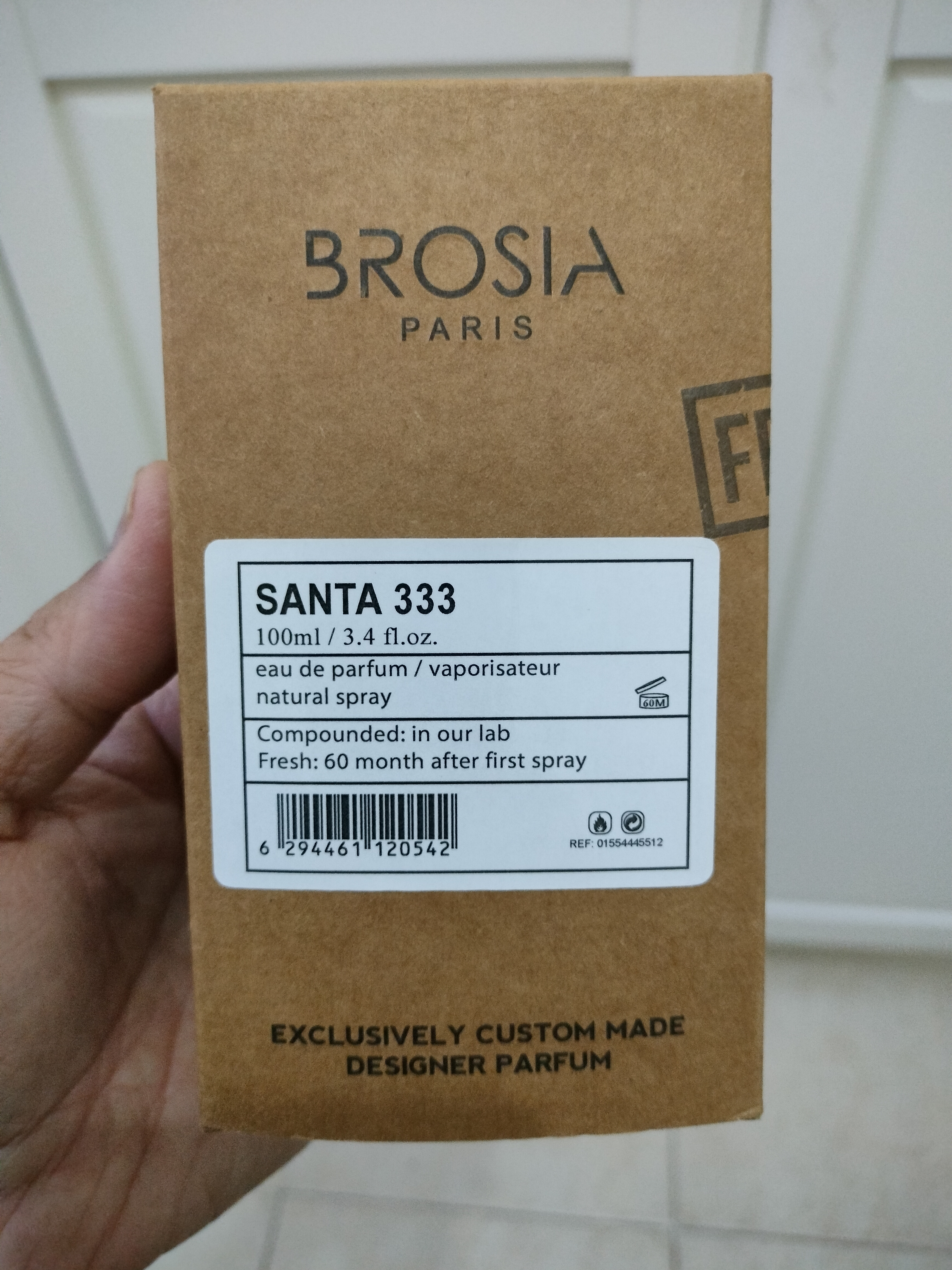 BAROSIA PARIS SANTA 333 UNISEX EDP FOR SALE. - Image 1
