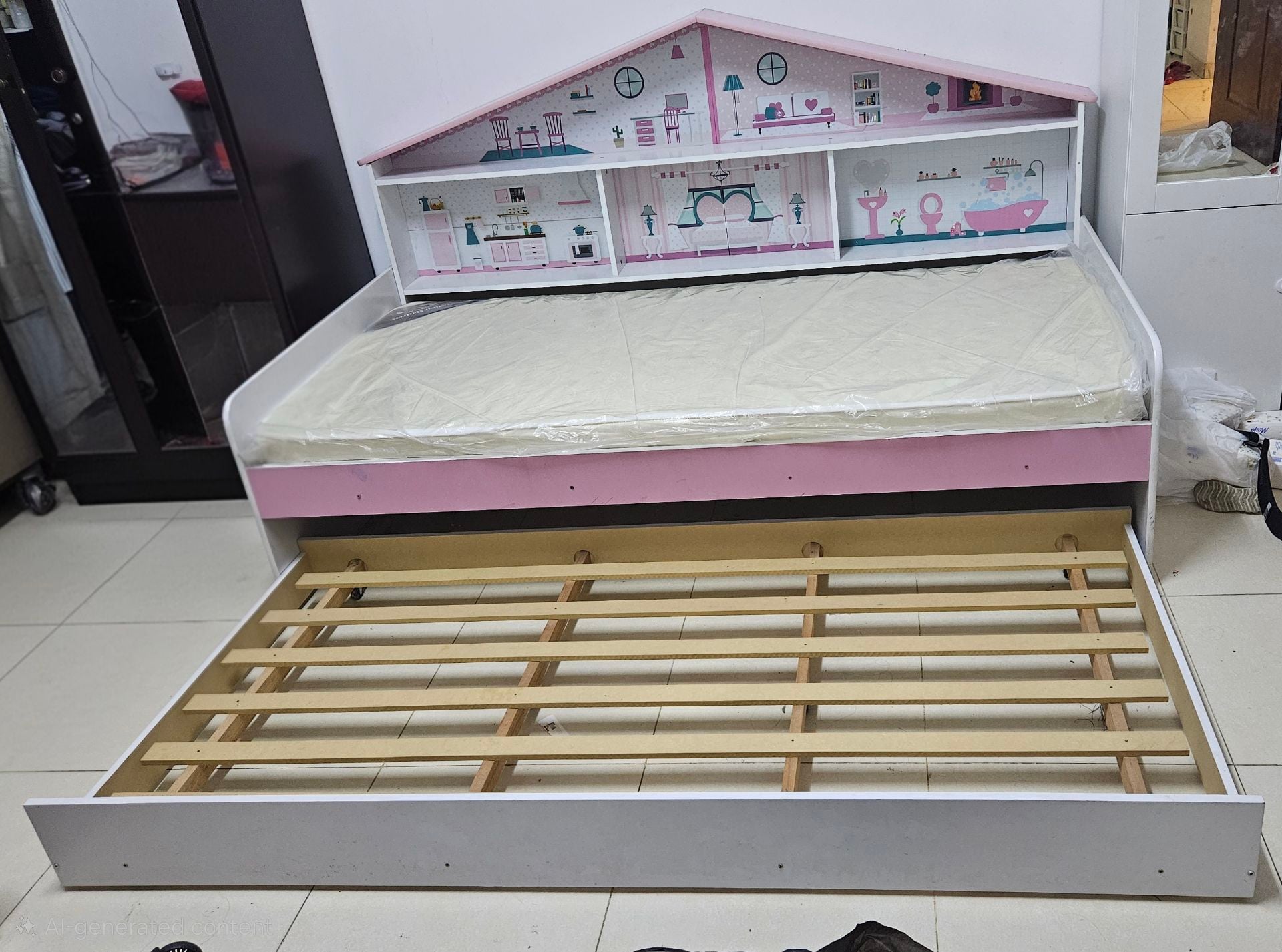 Kids bed and mattress  - Image 3