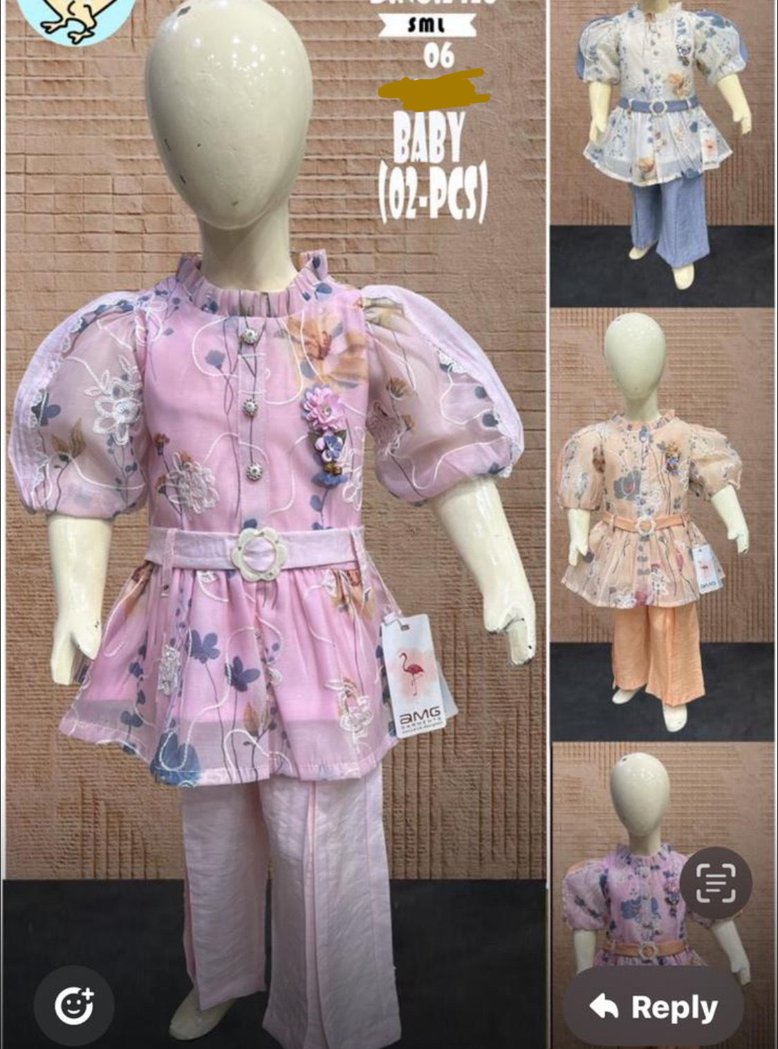 Baby stitched new dress at a very cheap price! 🌙✨ Eid special offer — only 35 r - Image 4