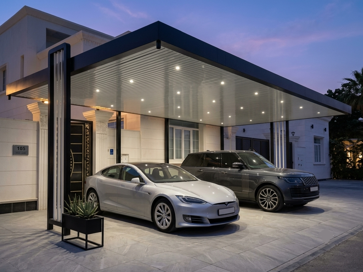 All Types of Car Parking Shade | Tubela - Maintenance Services
