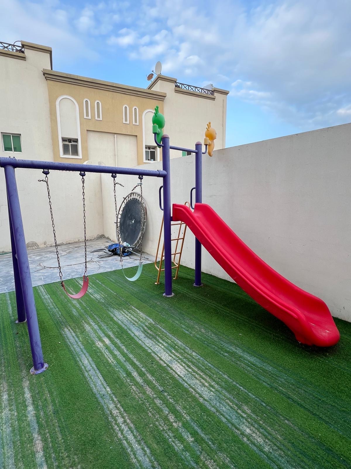 children's outdoor playground slide and swing - Image 3