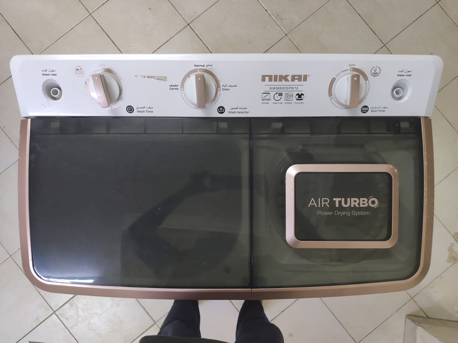 Under warranty Nikai Semi Automatic Washing Machine 8kg  - Image 2