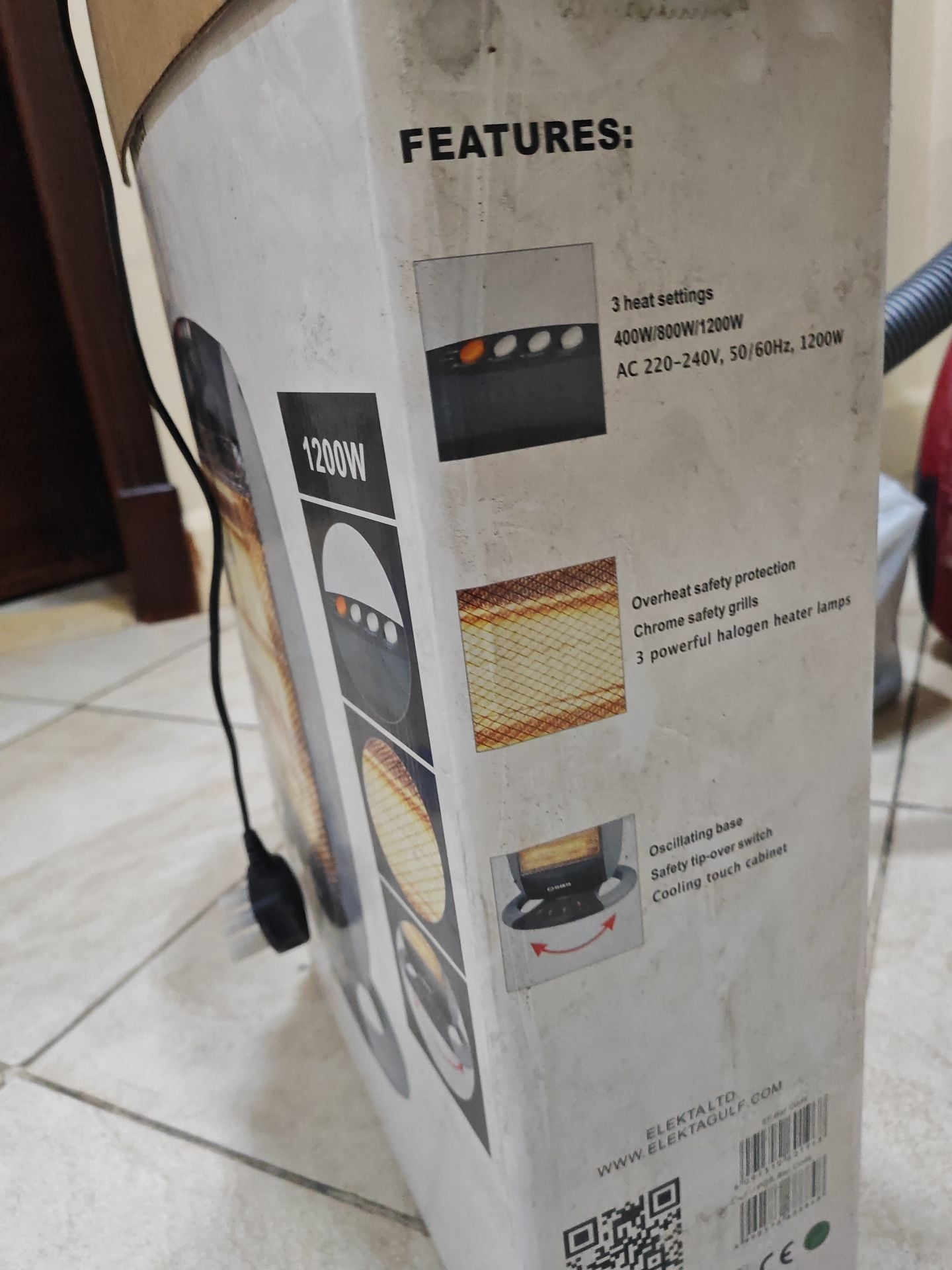 1200w halogen heater - Image 3