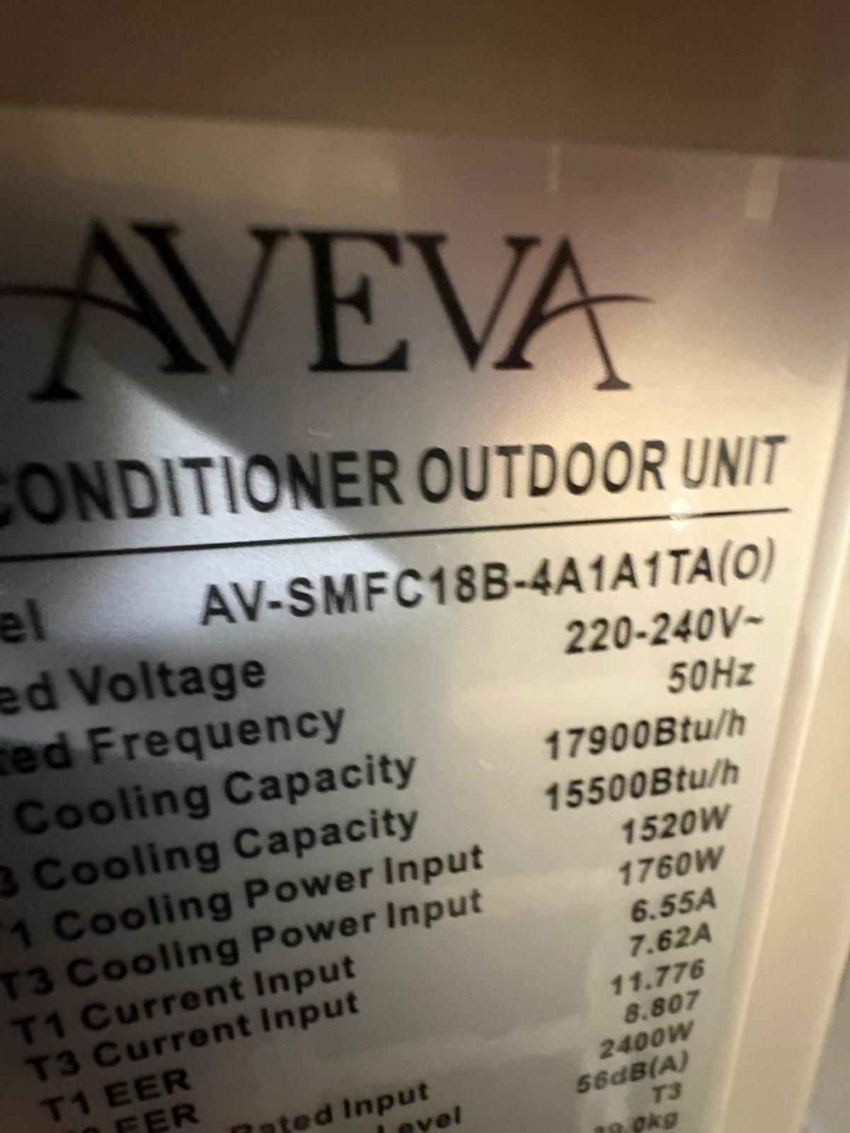 AVEVA Brand New AC (With Copper Pipe and Cable - Image 3