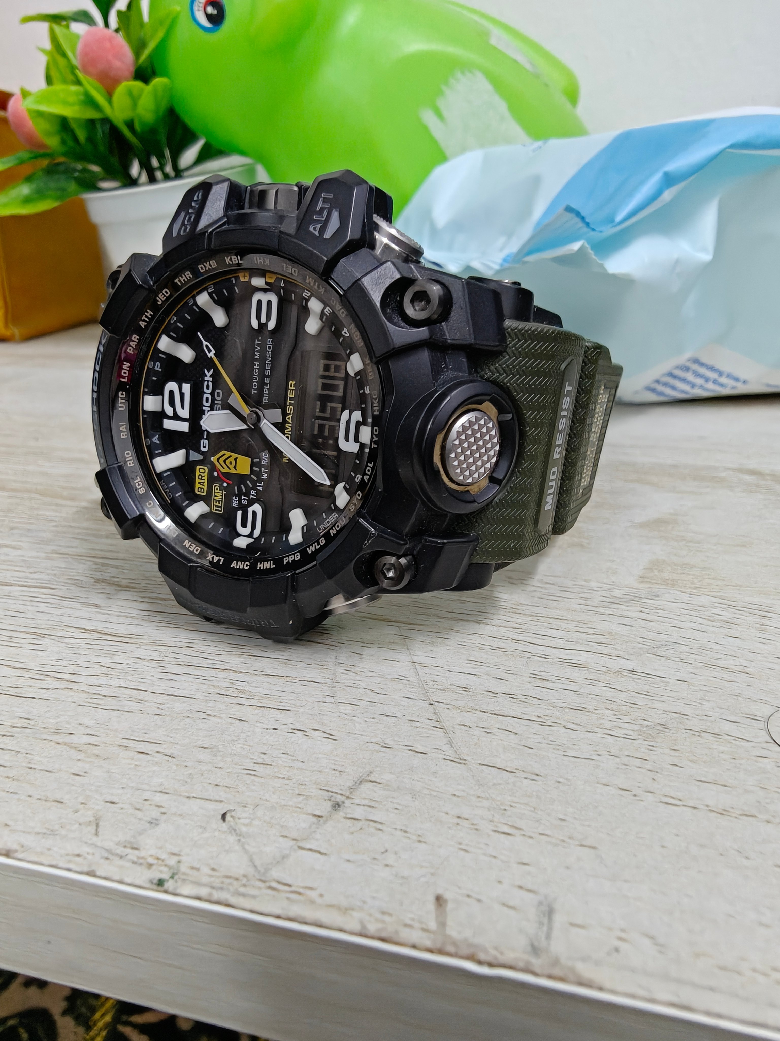 GWG 1000-1A3 G-Shock Military Green Tough Solar Watch - Image 3