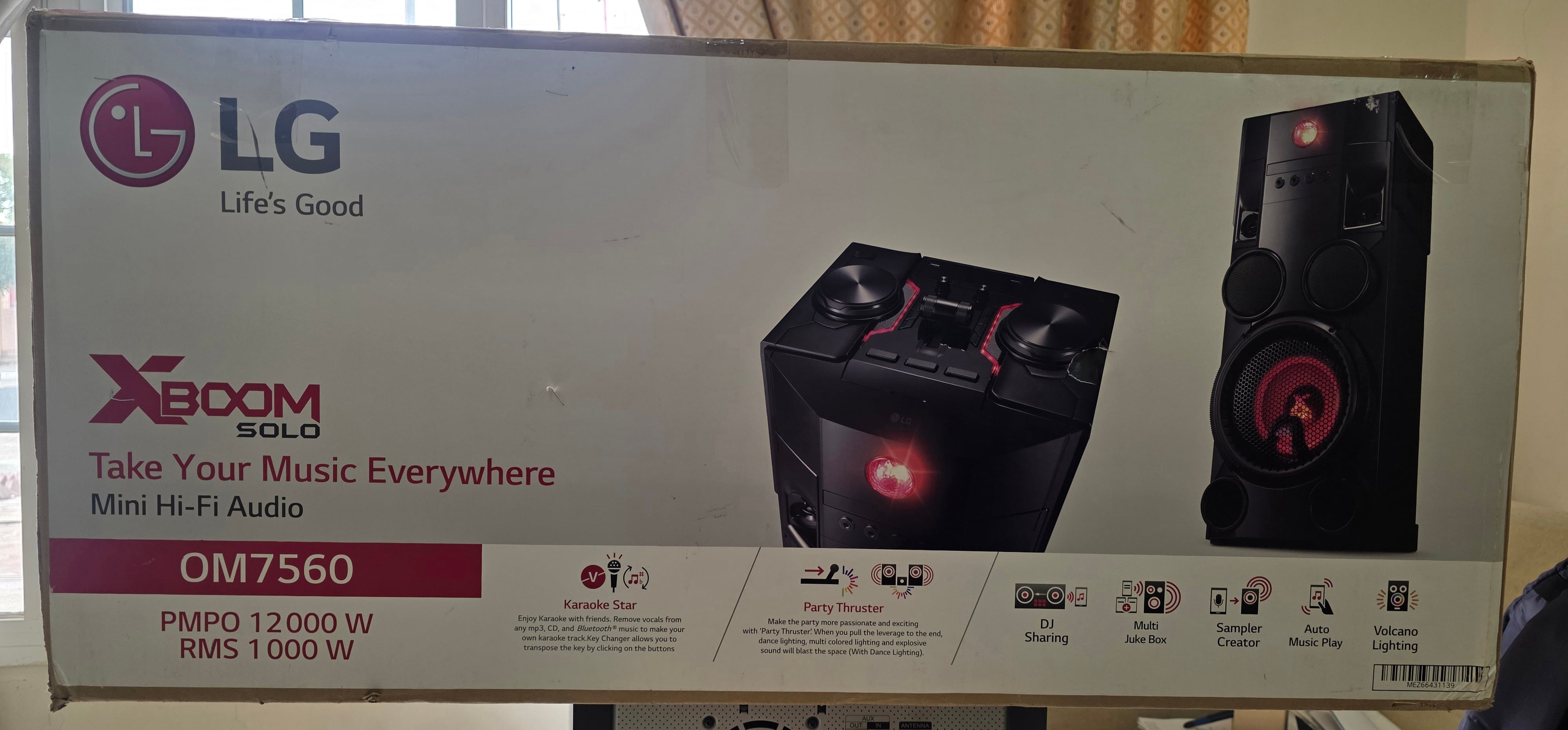 XBOOM MINI Hi-Fi AUDIO CARROKKE DJ SYSTEM - Image 1