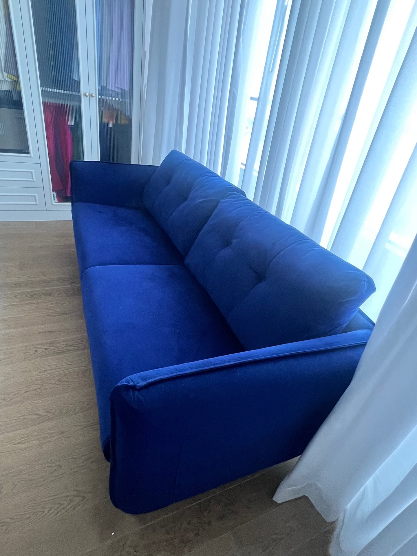 3 seater sofa only in royal Blue color  - Image 6