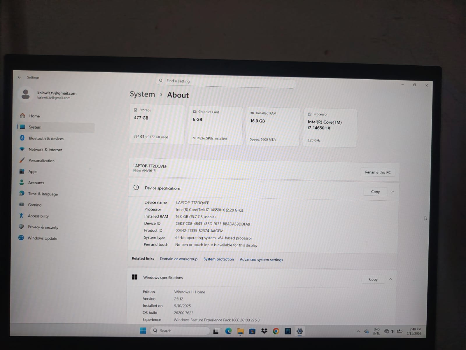 For Sale Acer Nitro - Image 5