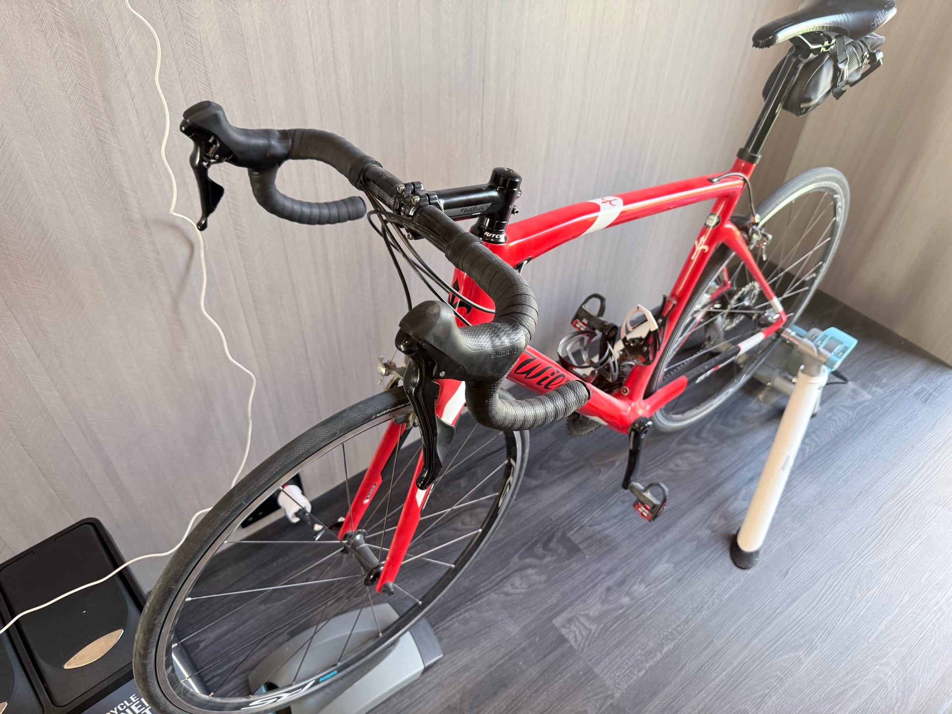 Wilier road bike and Tacx smart trainer  - Image 4