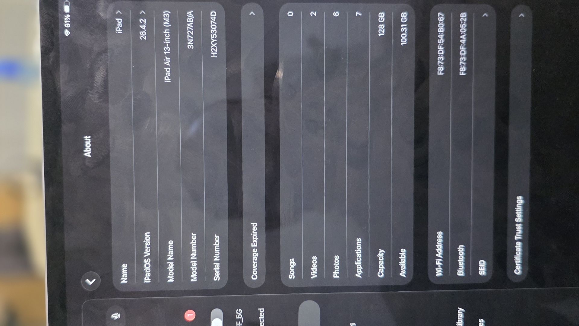 Ipad air m3 13 inch  - Image 3