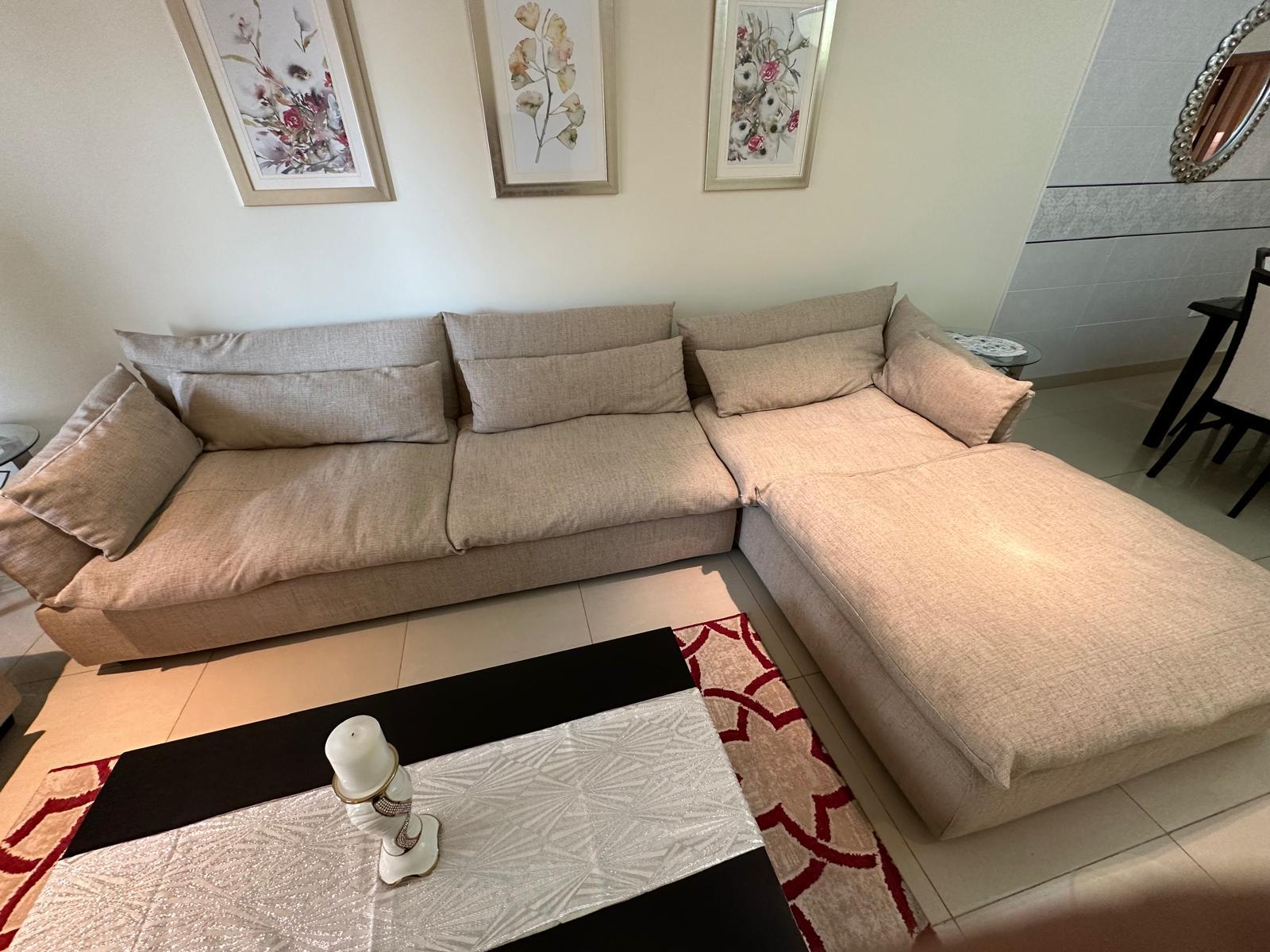 Modern L-Shaped Sofa + Armchair – Excellent Condition - Image 3