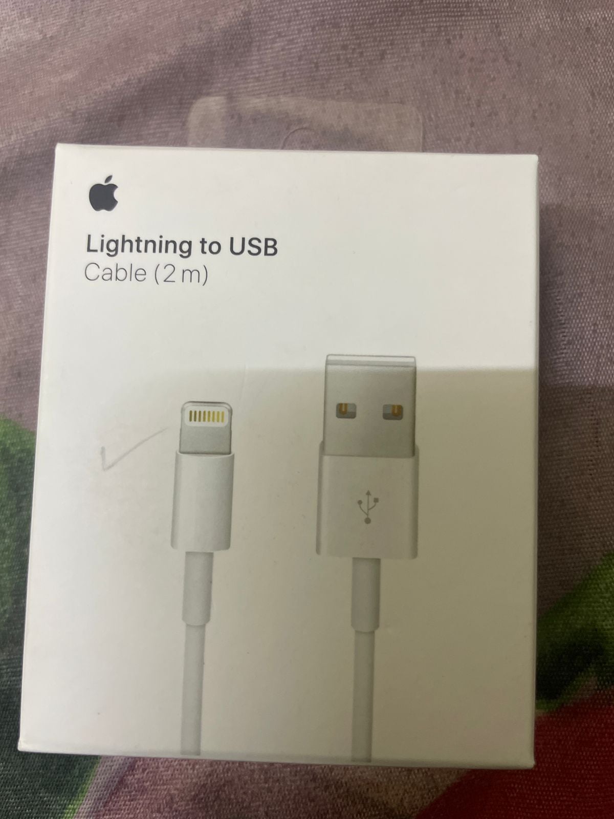 USB A to lightning cable iphone 2 Meter - Image 1