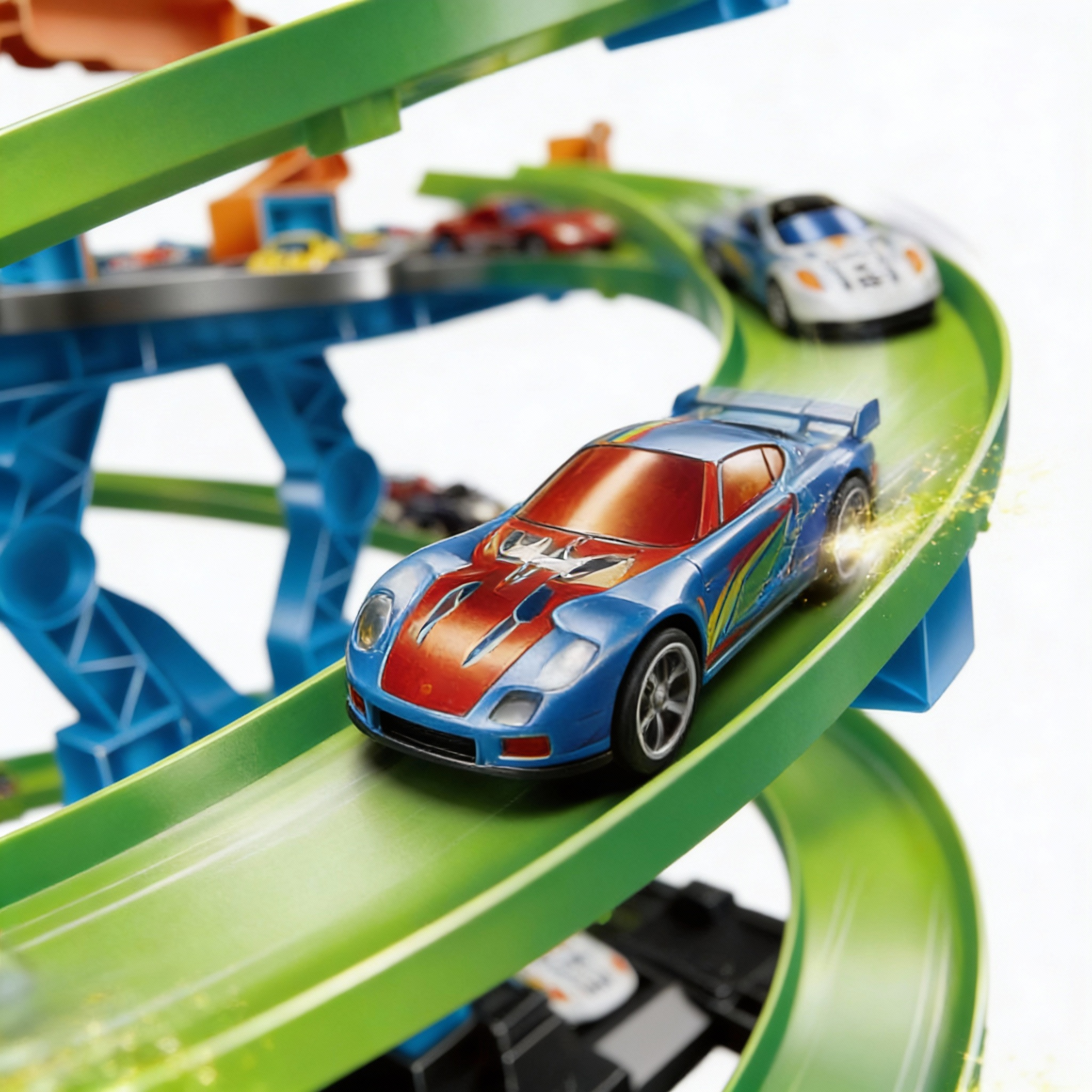 High Speed Spiral Track Car Set - Image 3