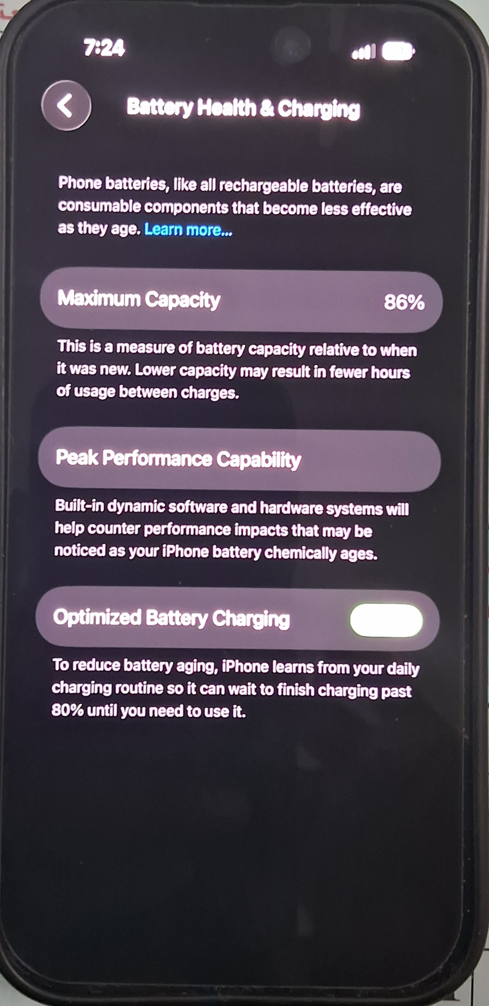 iphone 14 pro 256 GB, 86% of Battary and Box available  - Image 4