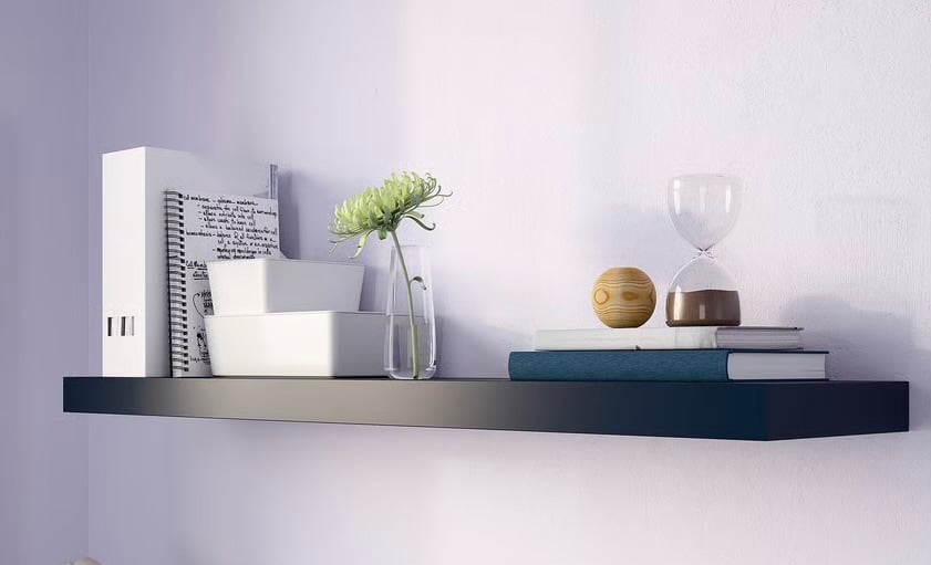 IKEA LACK Wall Shelf - Black 110x26cm - Image 2