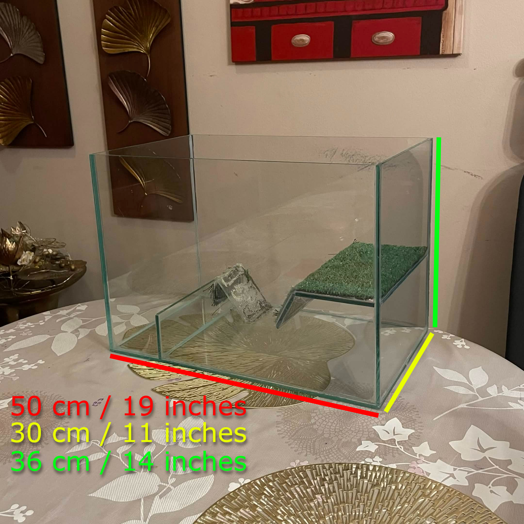 Reptile/Amphibian/Rodent Glass Tank - Image 2