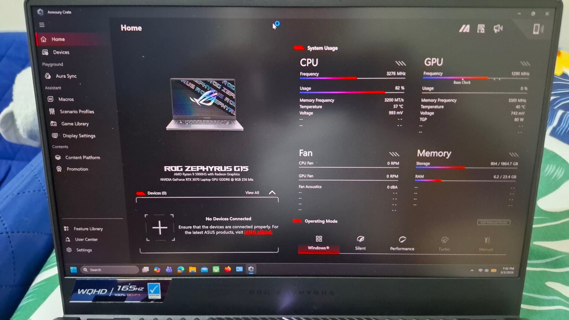 Asus Zephyrus Gaming Laptop - Image 3