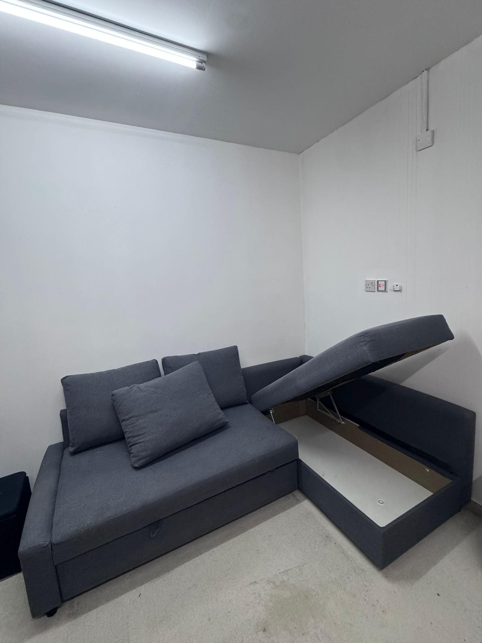 IKEA FRIHETEN Corner Sofa-Bed with Storage – Dark Grey - Image 2