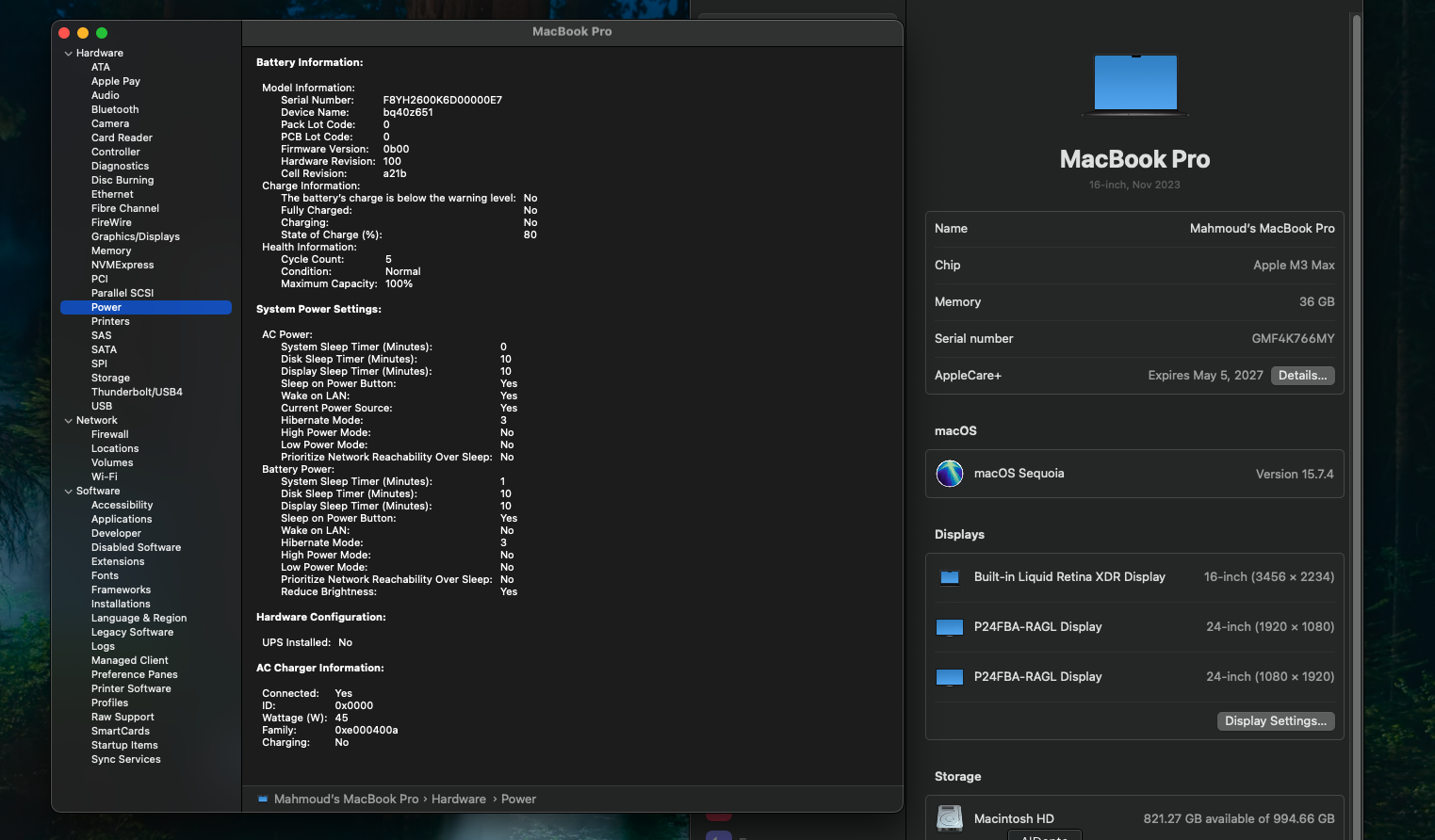 MacBook M3 Max 16” 36R 1TB 100%  - Image 10
