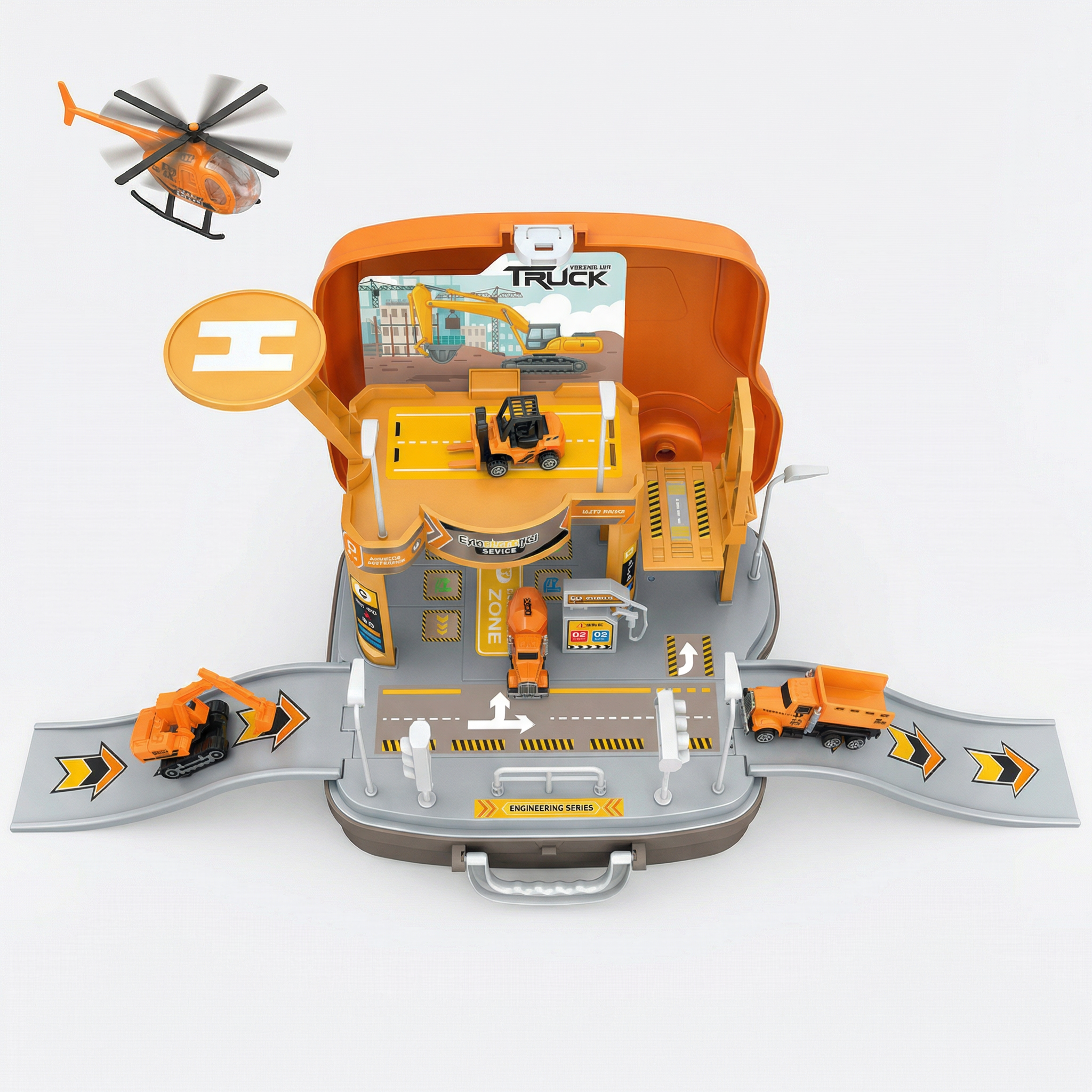 Engineering / Military Truck Suitcase Play Set - Image 6