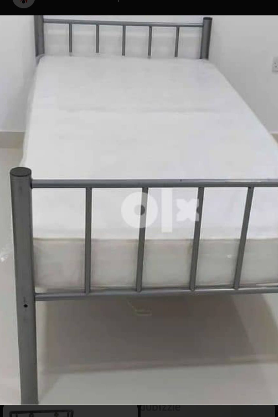 Cubberd single and new single bed with metress - Image 4
