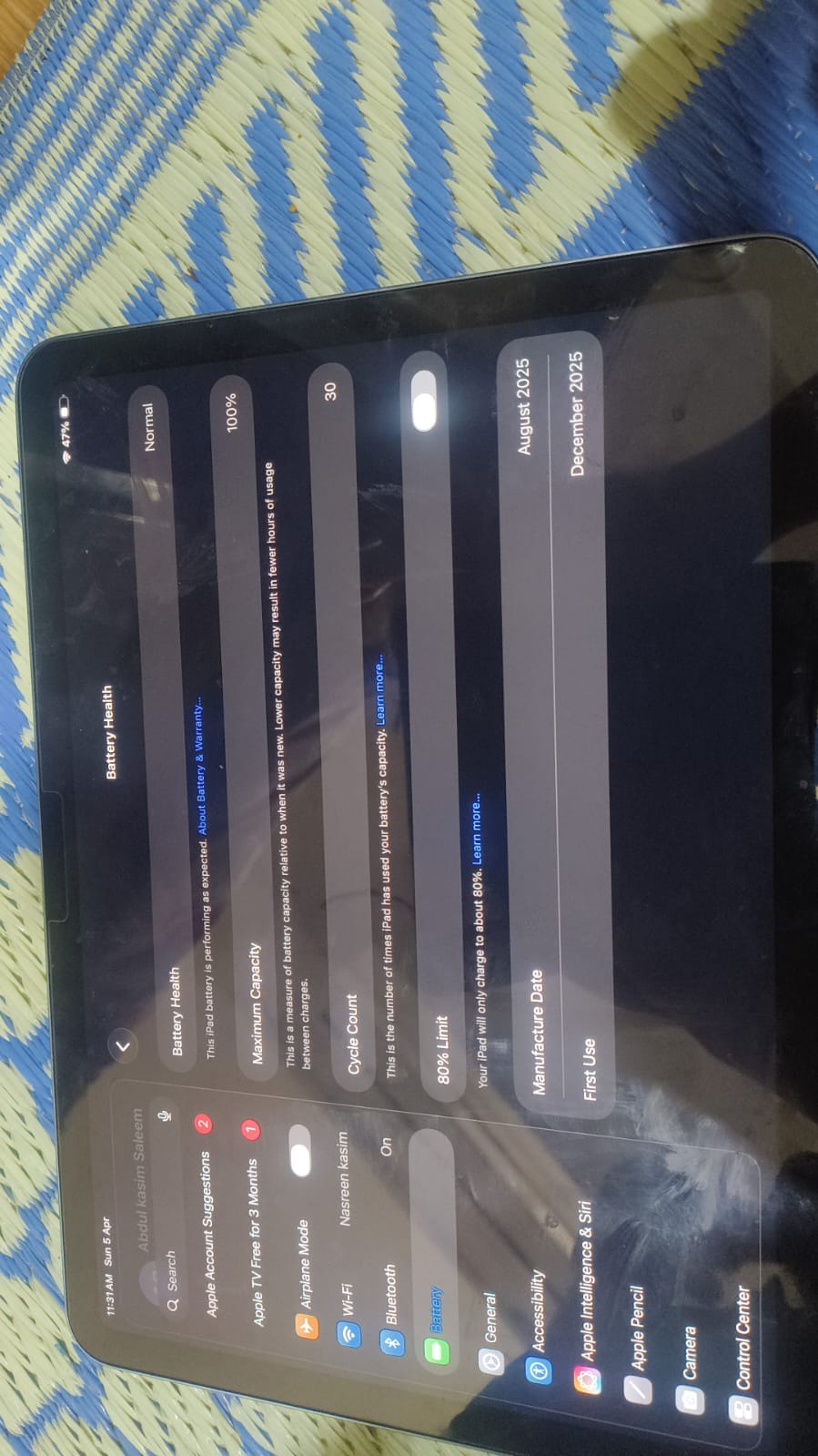 2025 11-inch iPad Air (7th Gen) features the M3 chip (Urgent Sale) - Image 4