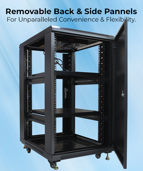 Secuview 19-Inch International Standard 22U Network Rack - Image 7
