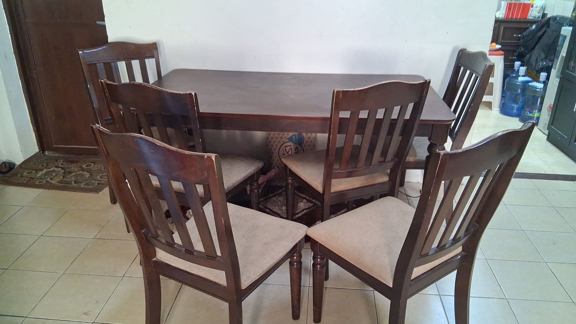 dinning table with 6 chairs - Image 3
