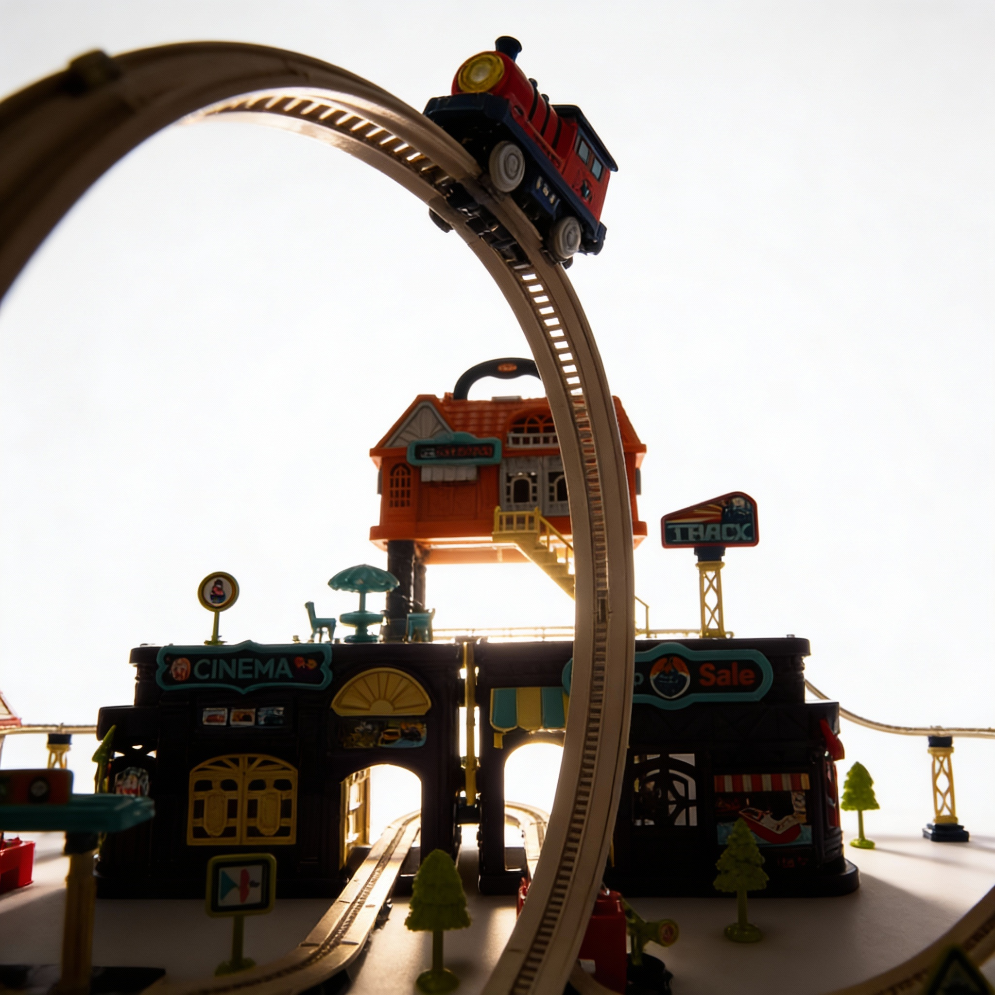 Track City Railway Play Set – 154 PCS - Image 6