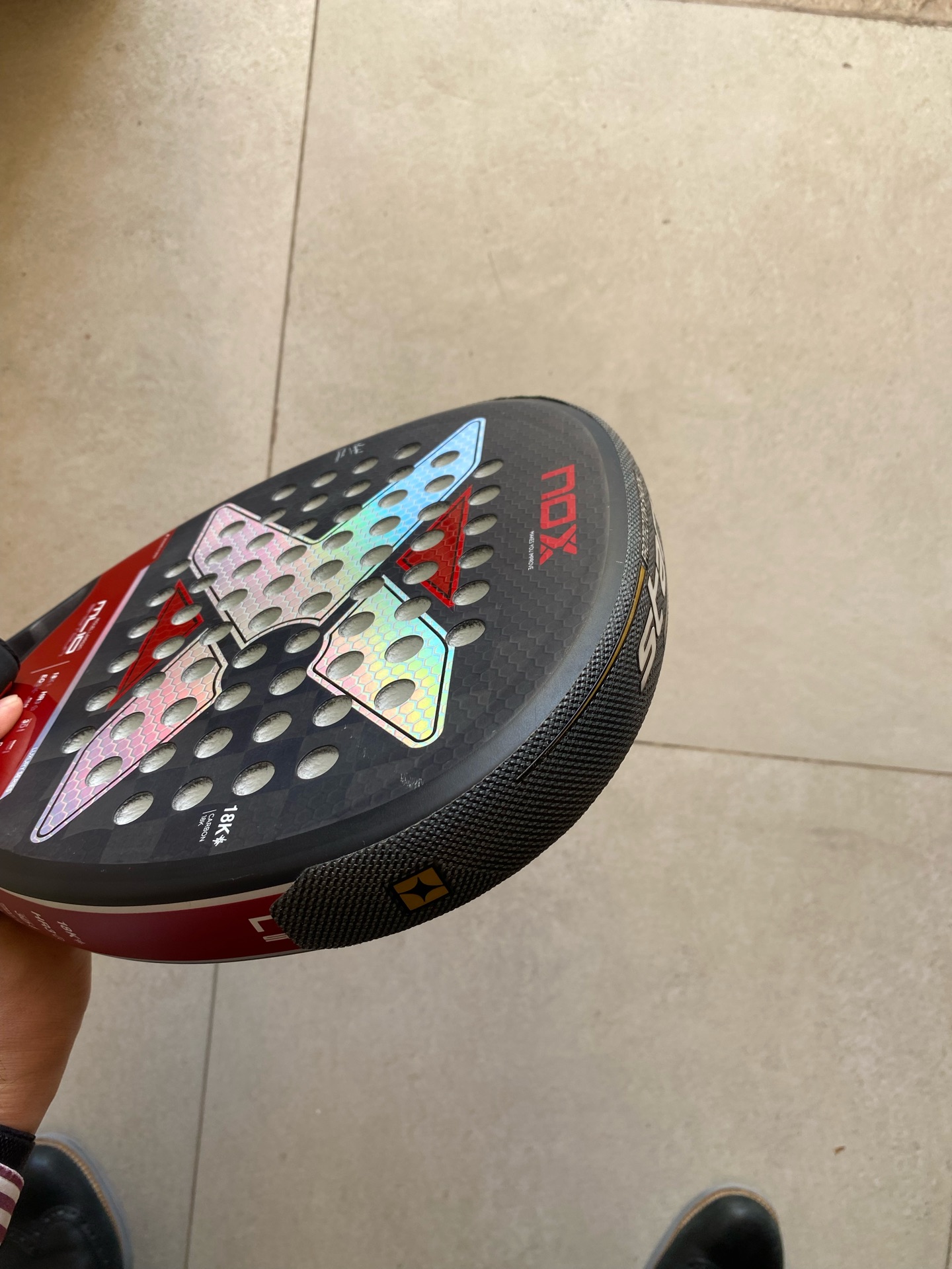 NOX ML10 ShotGun 18k padel racket  - Image 5