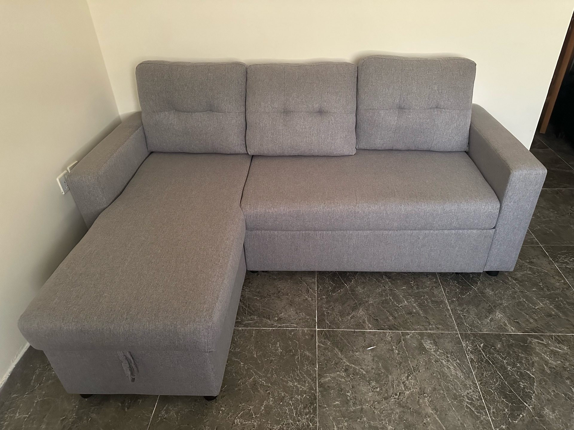 Sofa Bed W/ Storage - Image 1