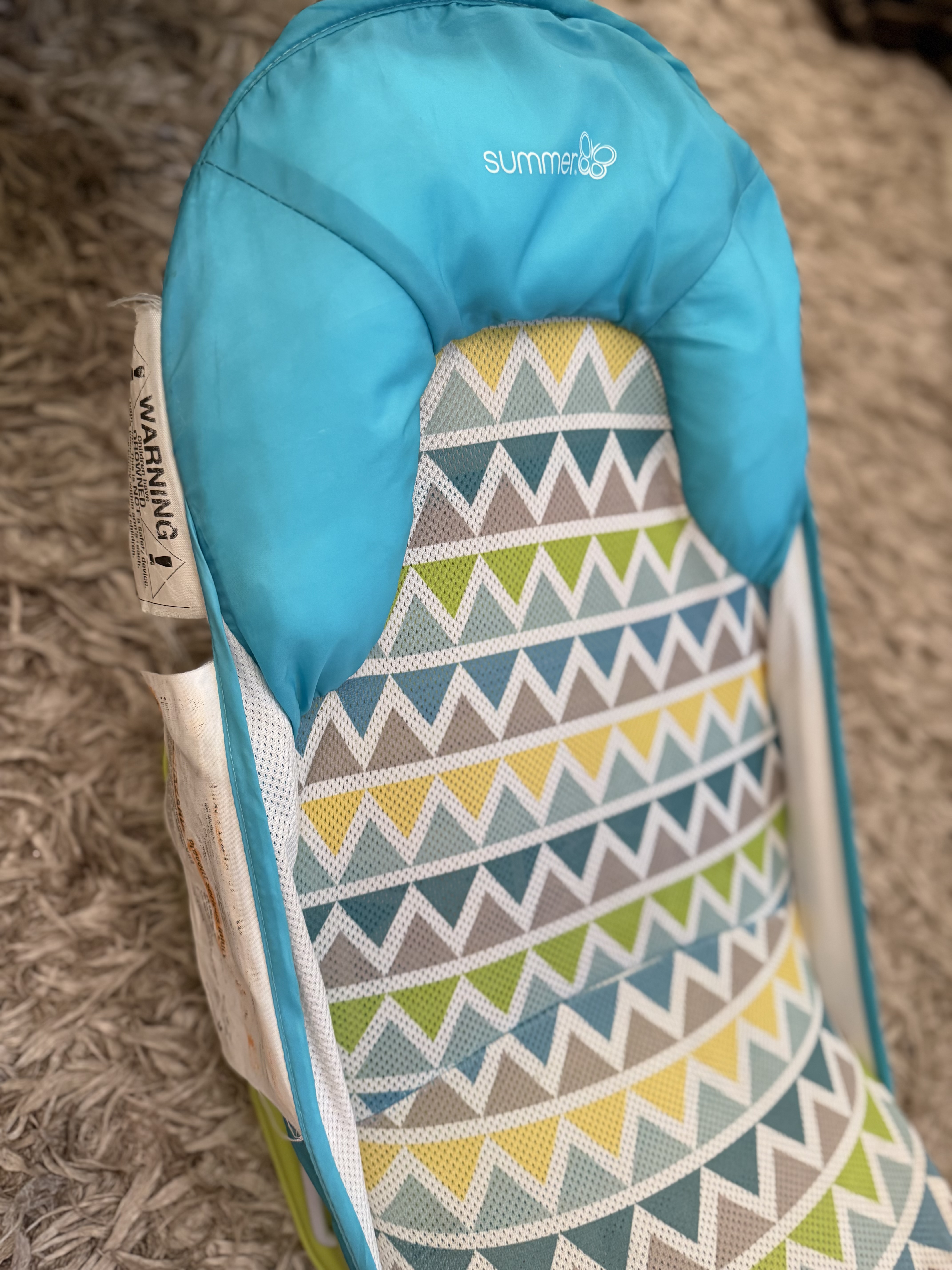 Infant Bath seat (Summer brand ) Walker (BLB)for sale - Image 5