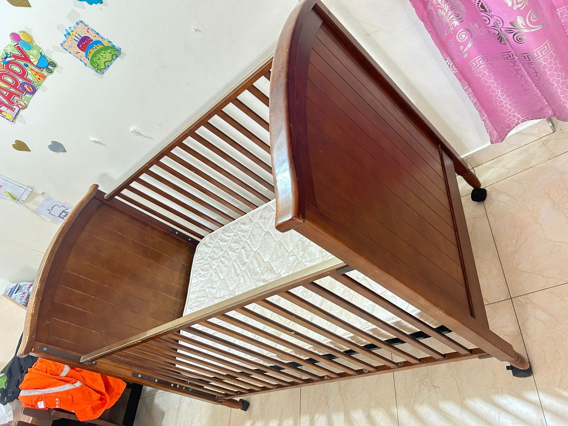 For Sale – Junior Brand Baby Crib with Mattress - Image 4