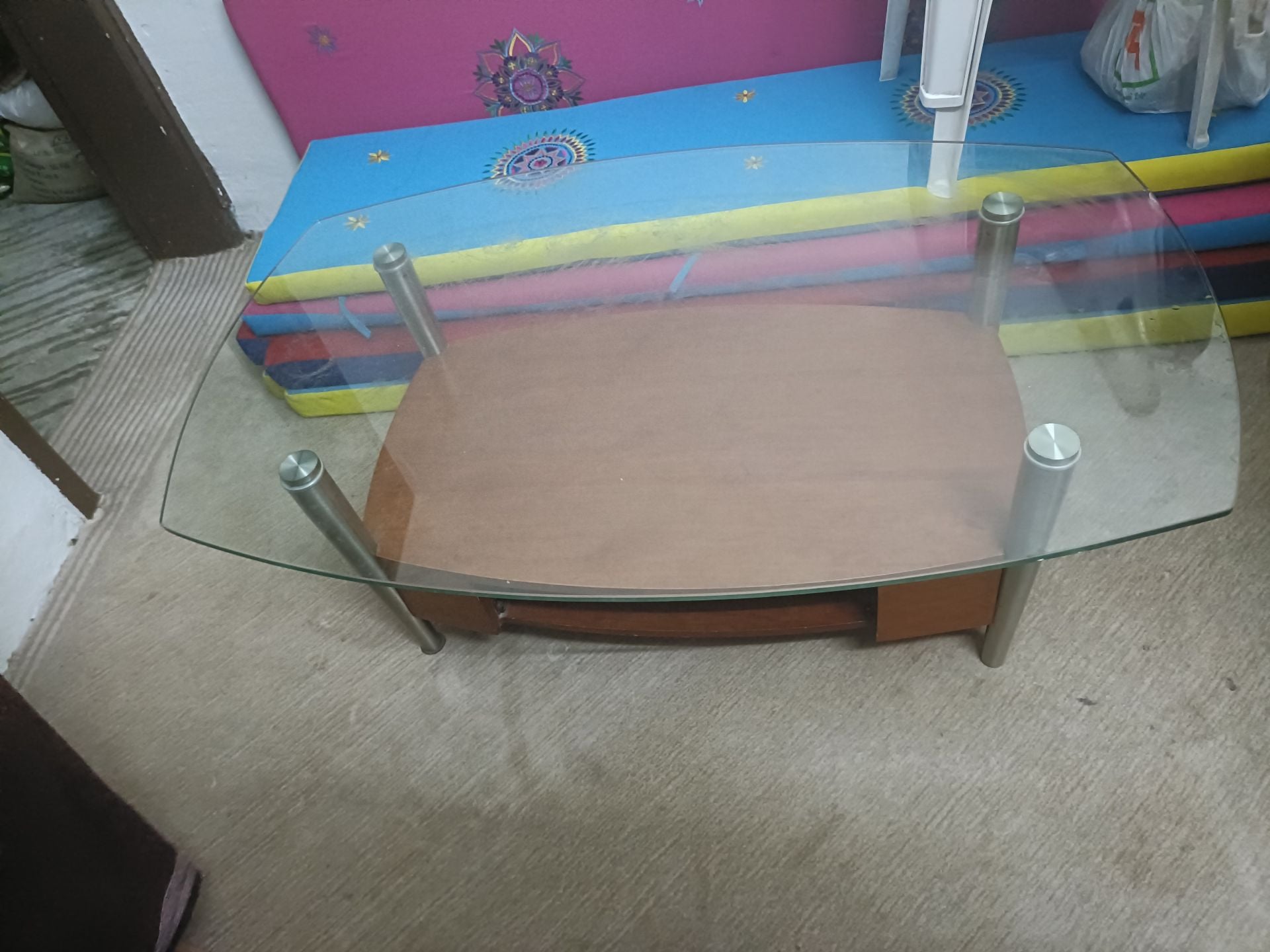 Glass Teapoy - Image 2