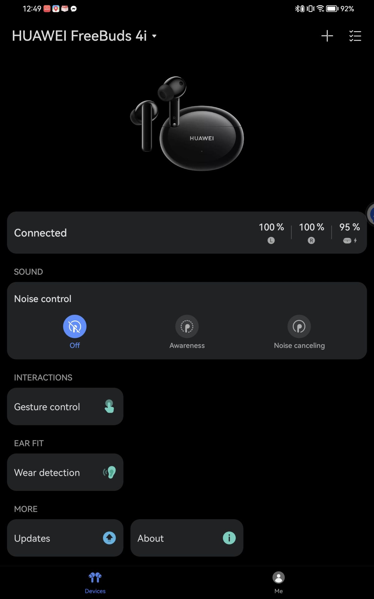 HUAWEI FreeBuds 4i  ANC Black - Image 5