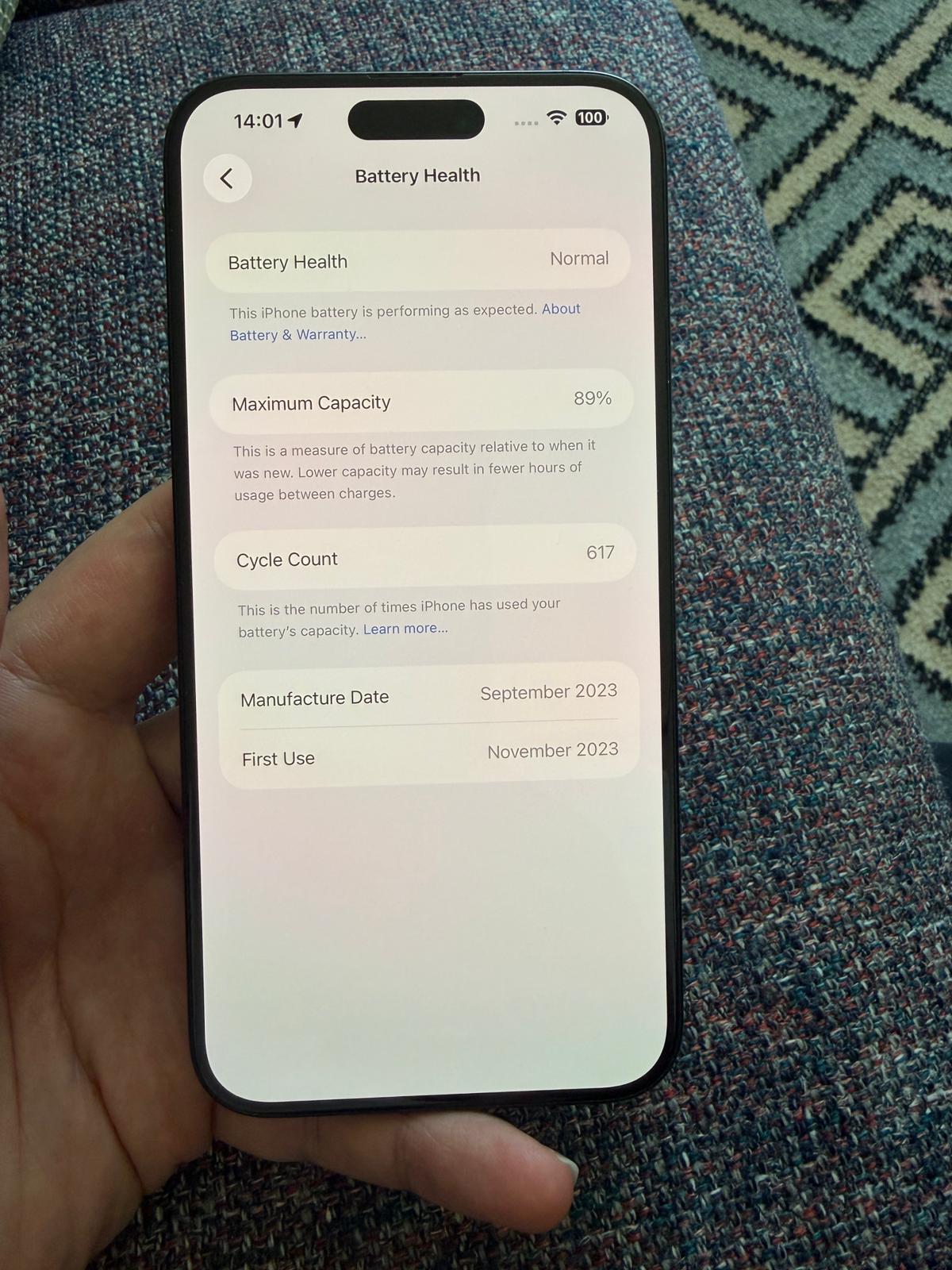 iPhone 15 Pro Max 256 GB Like new - Image 3
