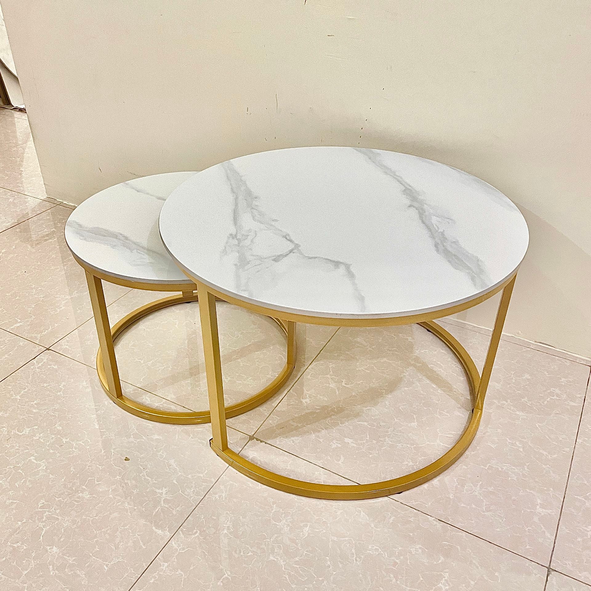 Coffee table, sintered stone table, marble table, desk, living room table, cente - Image 1