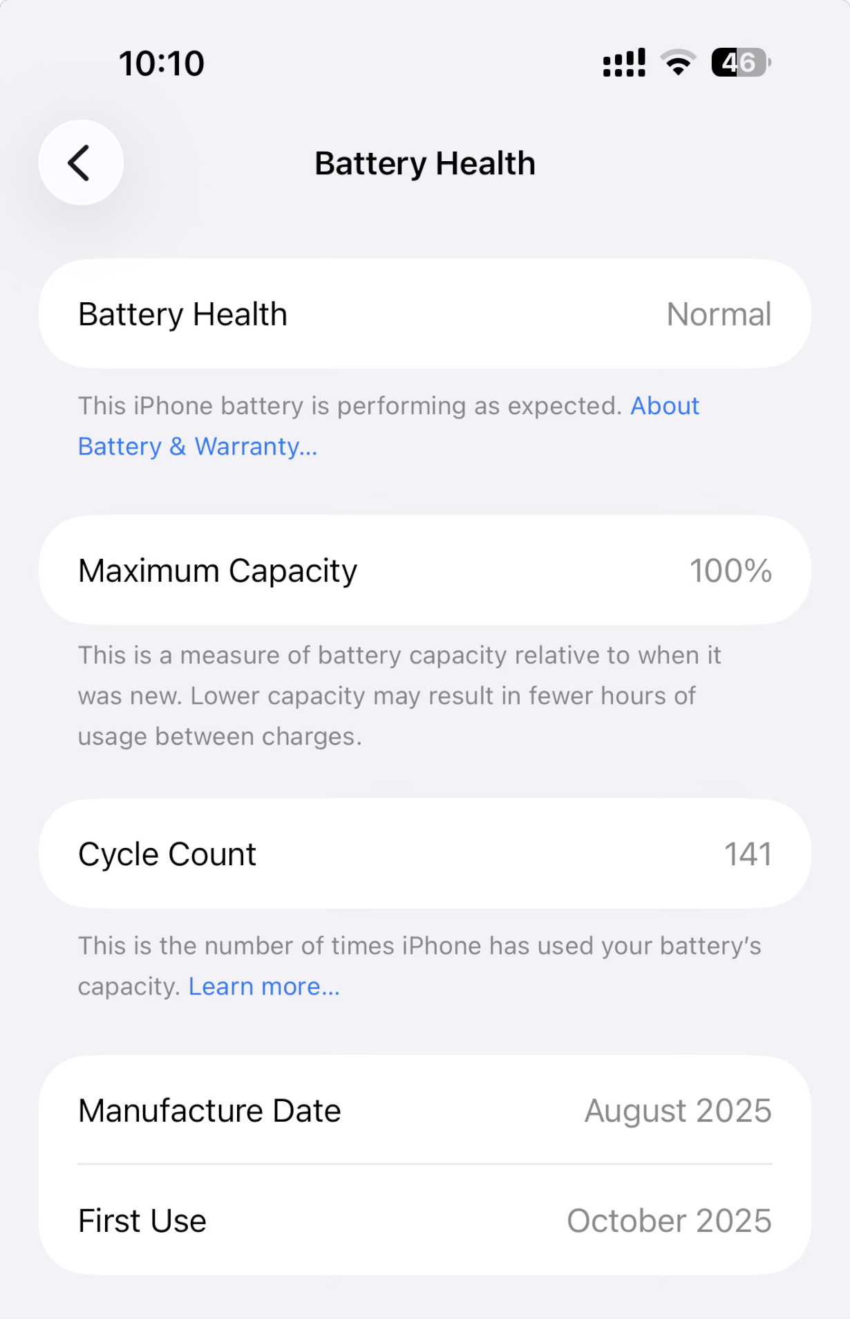 آيفون 17 برو ماكس 2 تيرابايت فضي بحالة ممتازة مع ضمان وبطارية 100% - Image 6