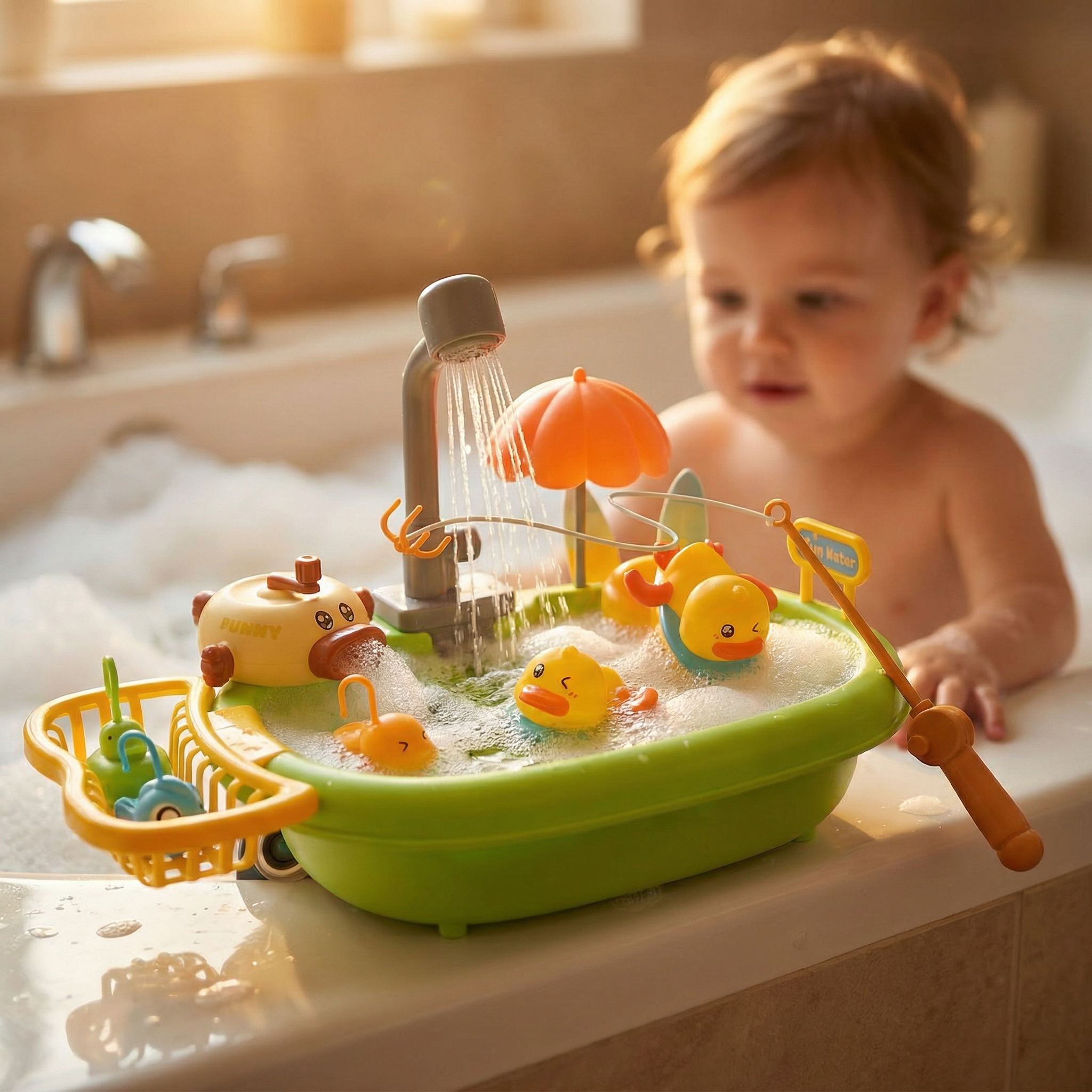 Fun Water Park Bath Toy – 16 PCS - Image 2