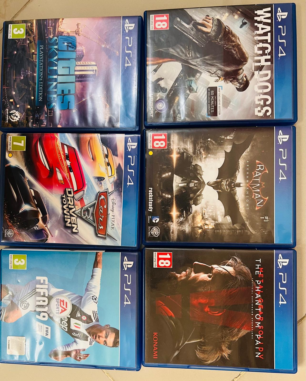 Sony PS4 Games - 6 Games at QR 400 only - Image 4