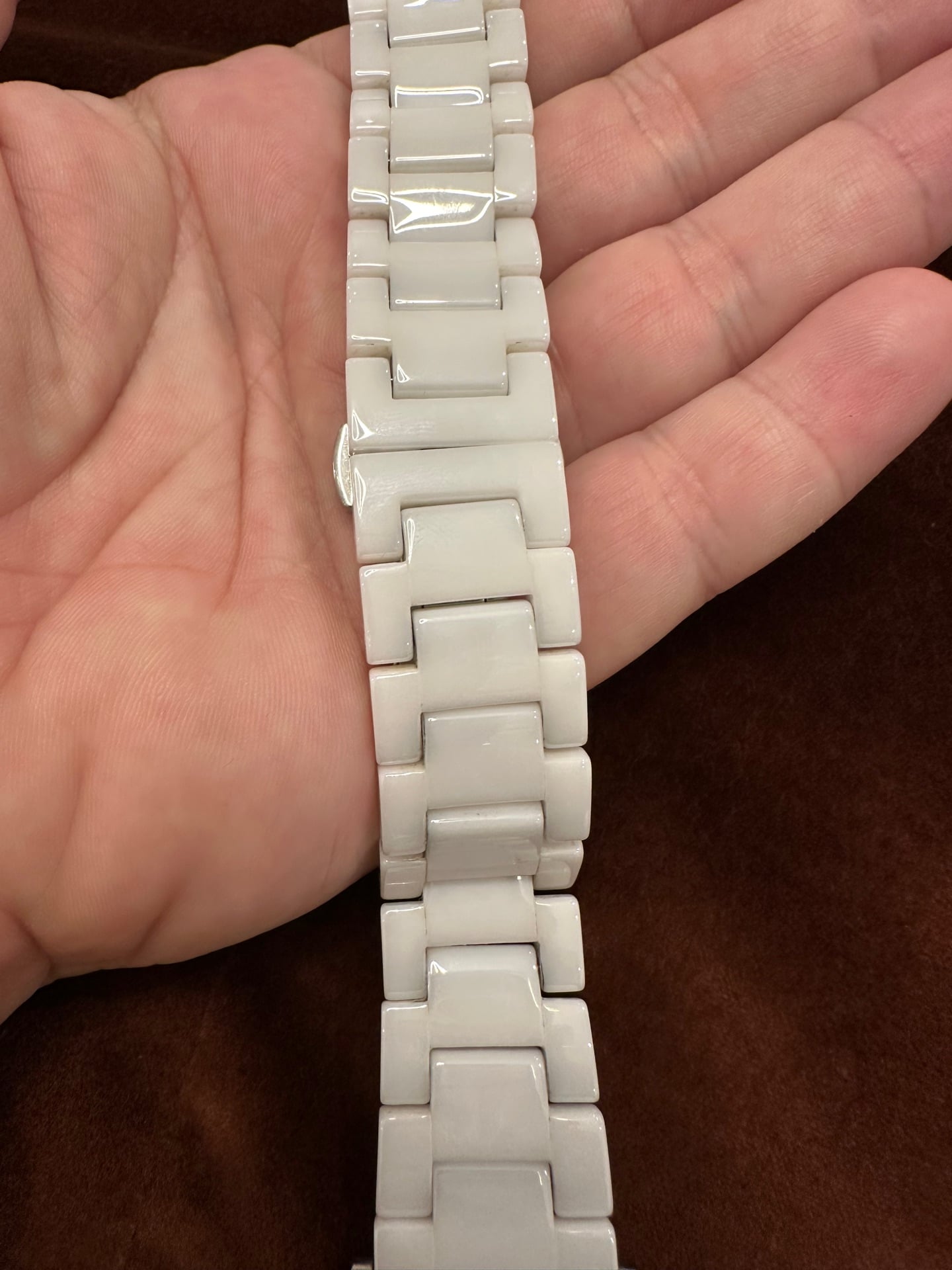 Apple watch metal band - white for Apple watch 42-46 + Ultra - Image 4