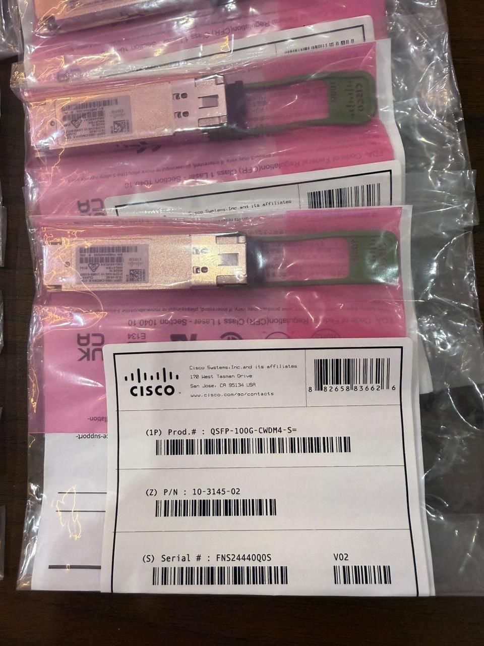 Cisco QSFP-100Gb-CWDM4-S Optical Transceiver - Image 3