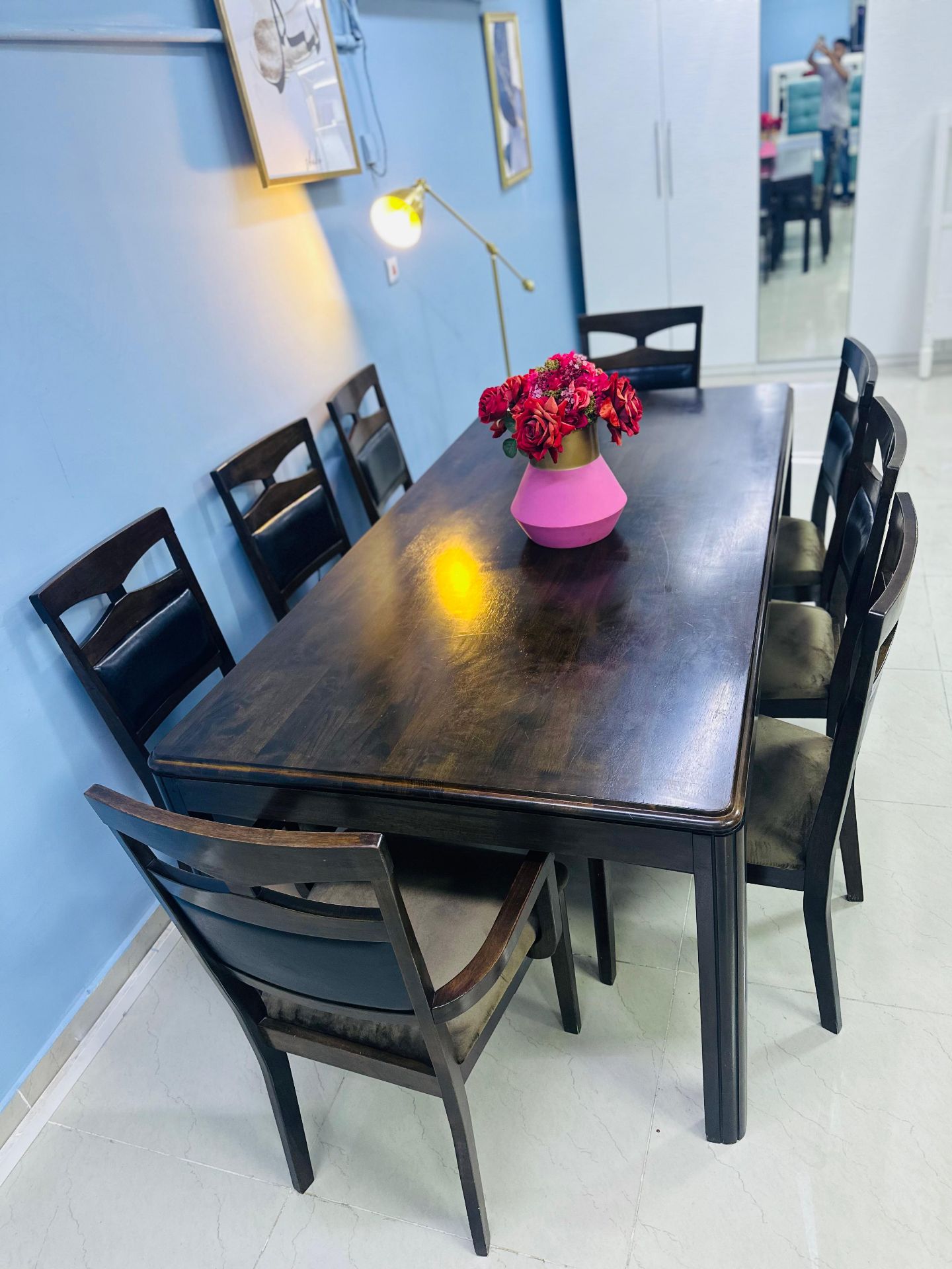 💥Like new condition Homecenter brand 8 chair dining table for sell - Image 5