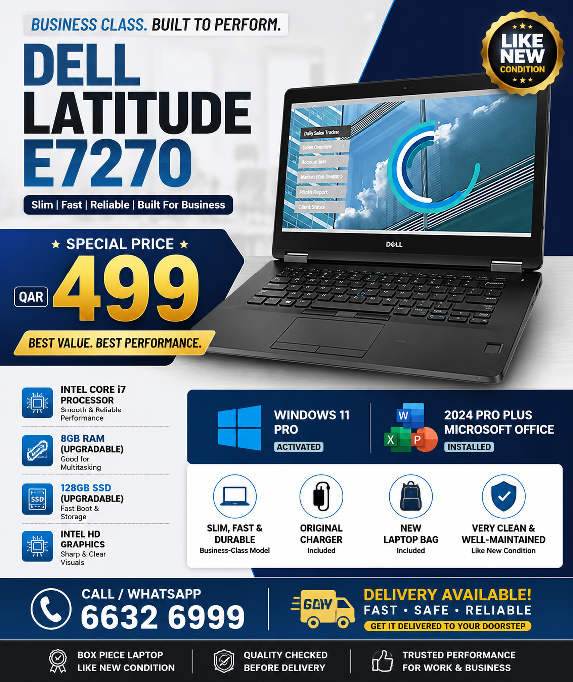 DELL LATITUDE E7270 i7 A+ Condition - Image 1