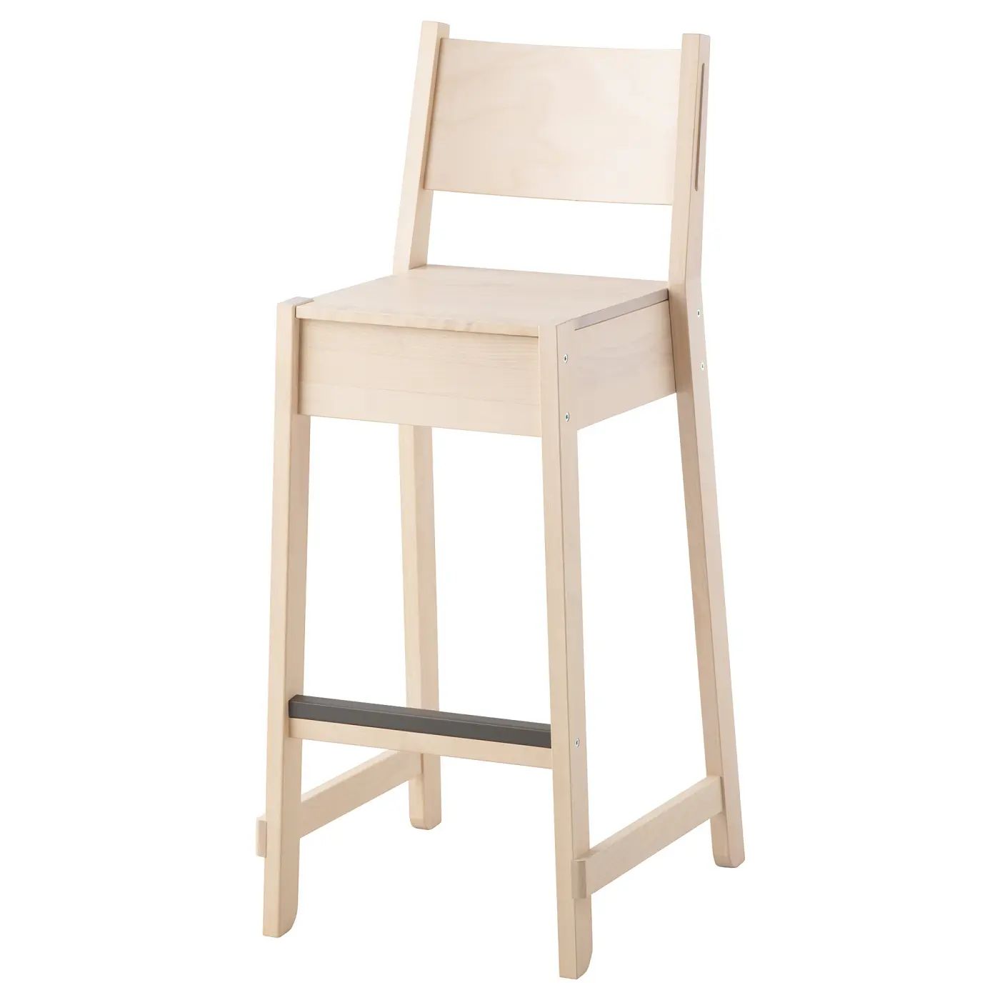 كرسي بار IKEA NORRÅKER مع مسند ظهر - Image 7